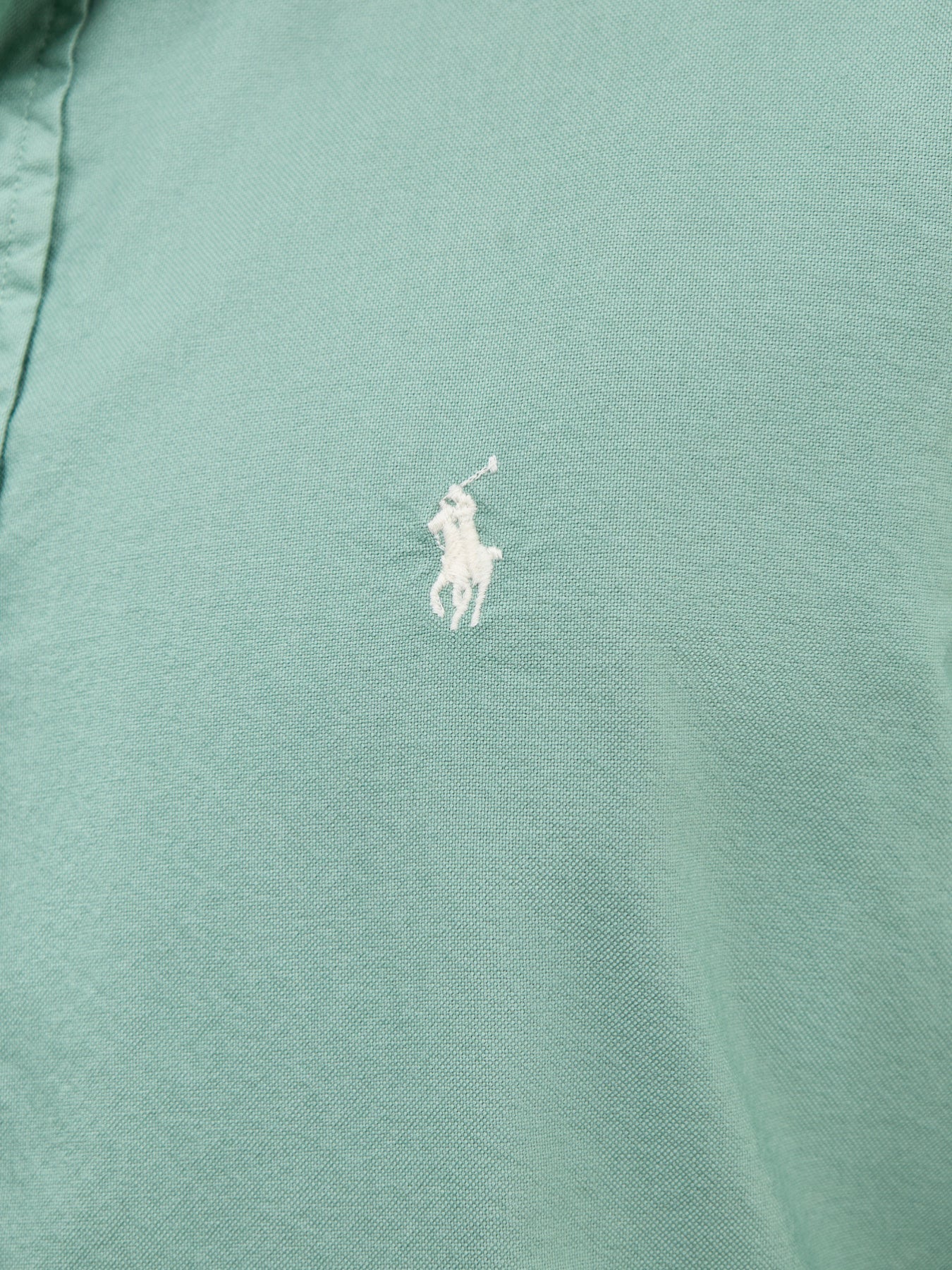 Custom Fit Oxford Shirt Green