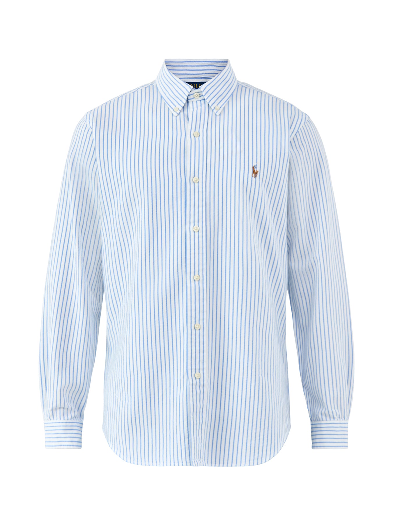 Oxford Seersucker Stripe Shirt Blue