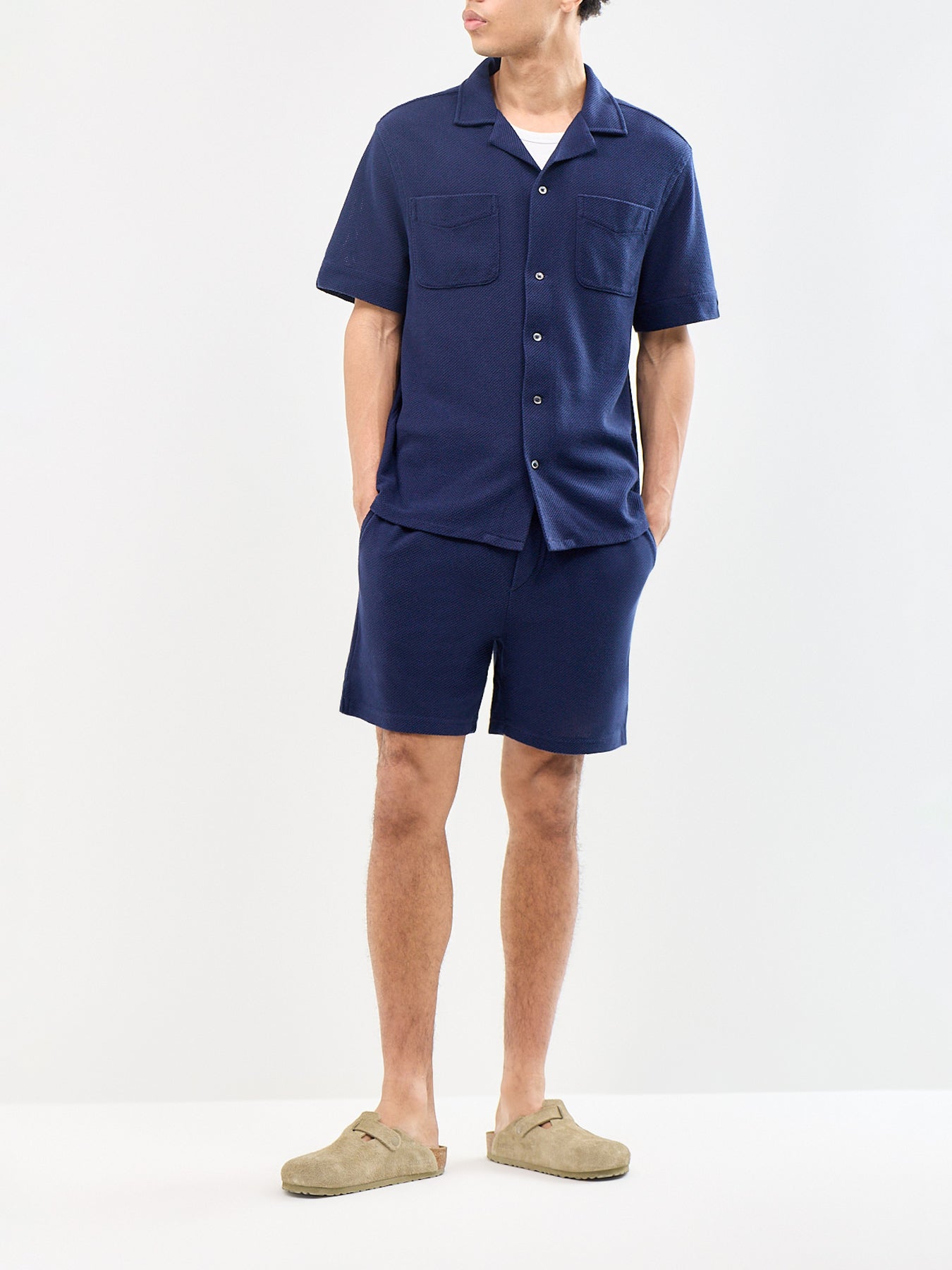 Knit Sweatshorts Navy