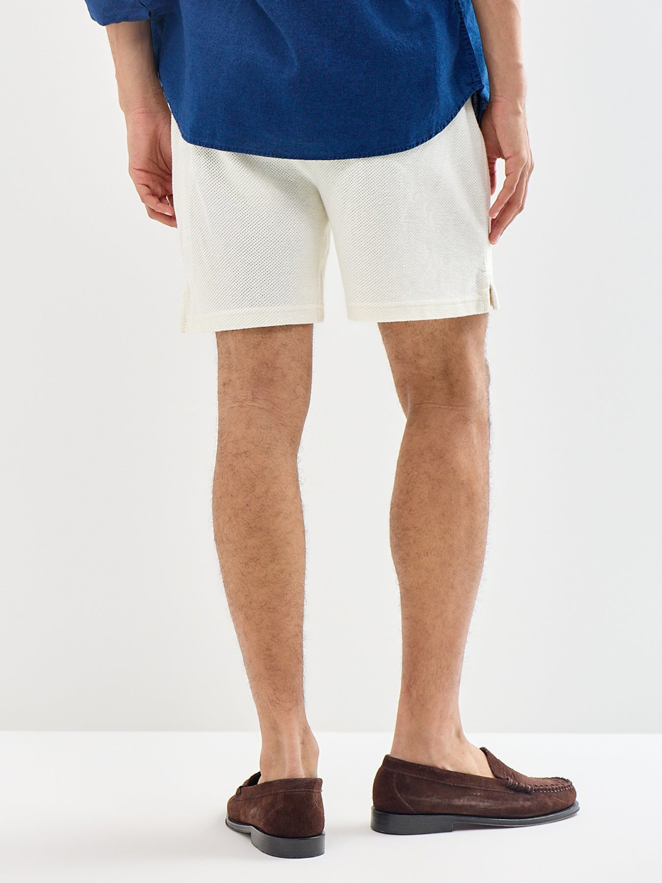 Knit Sweat Shorts Cream