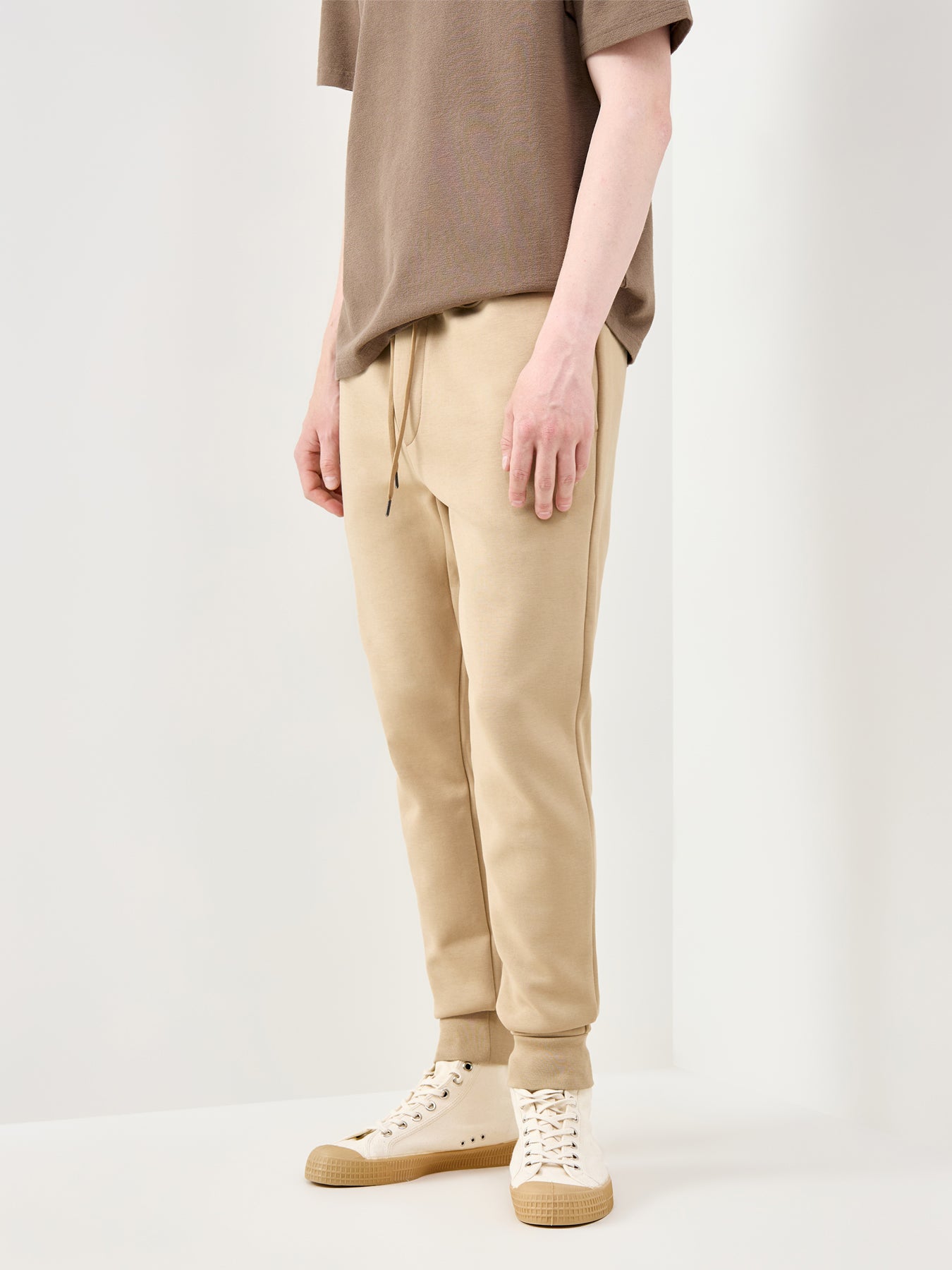 Double Knit Sweatpants Beige