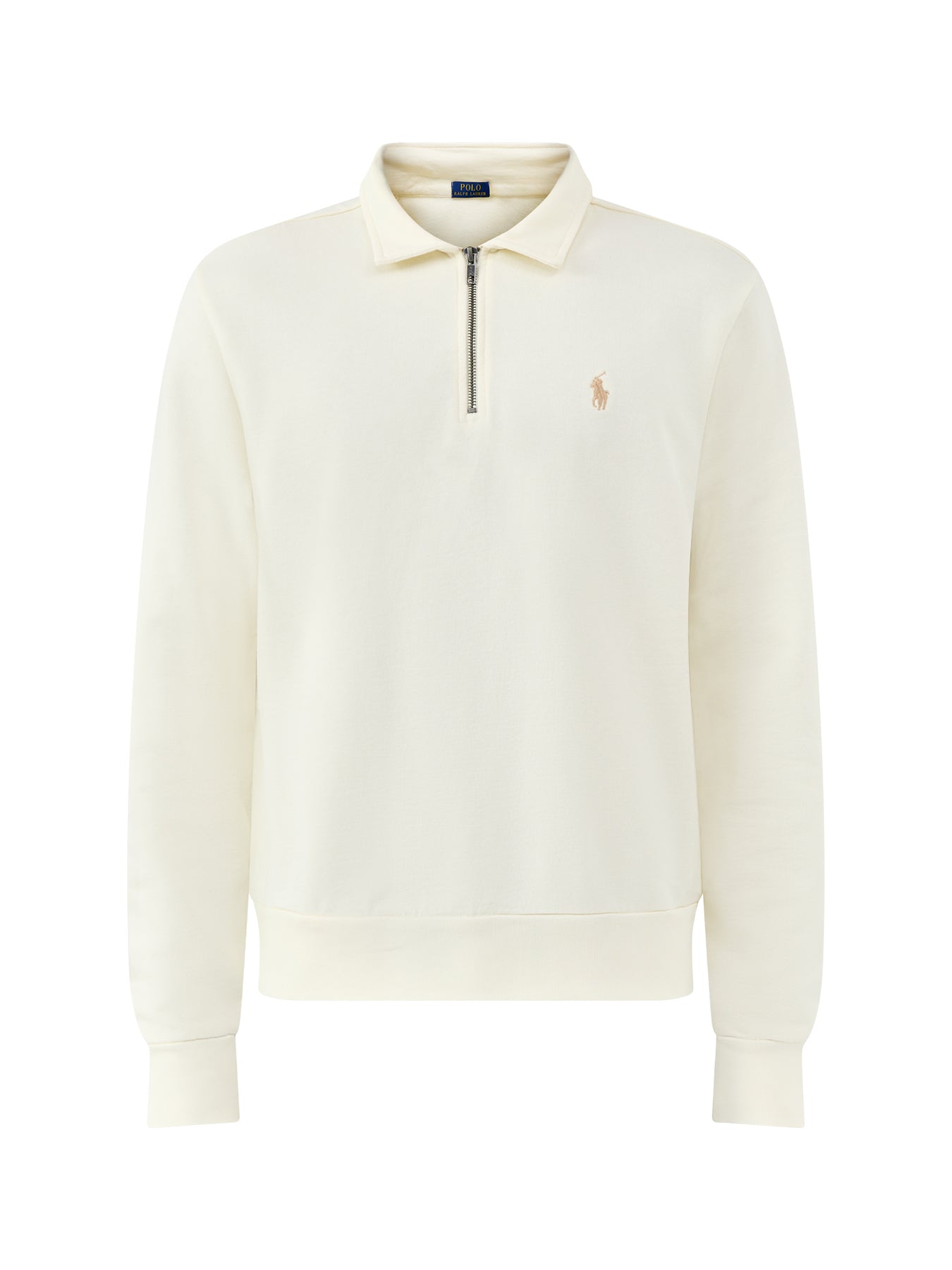 Zip Neck Rugby Top Clubhouse Cream