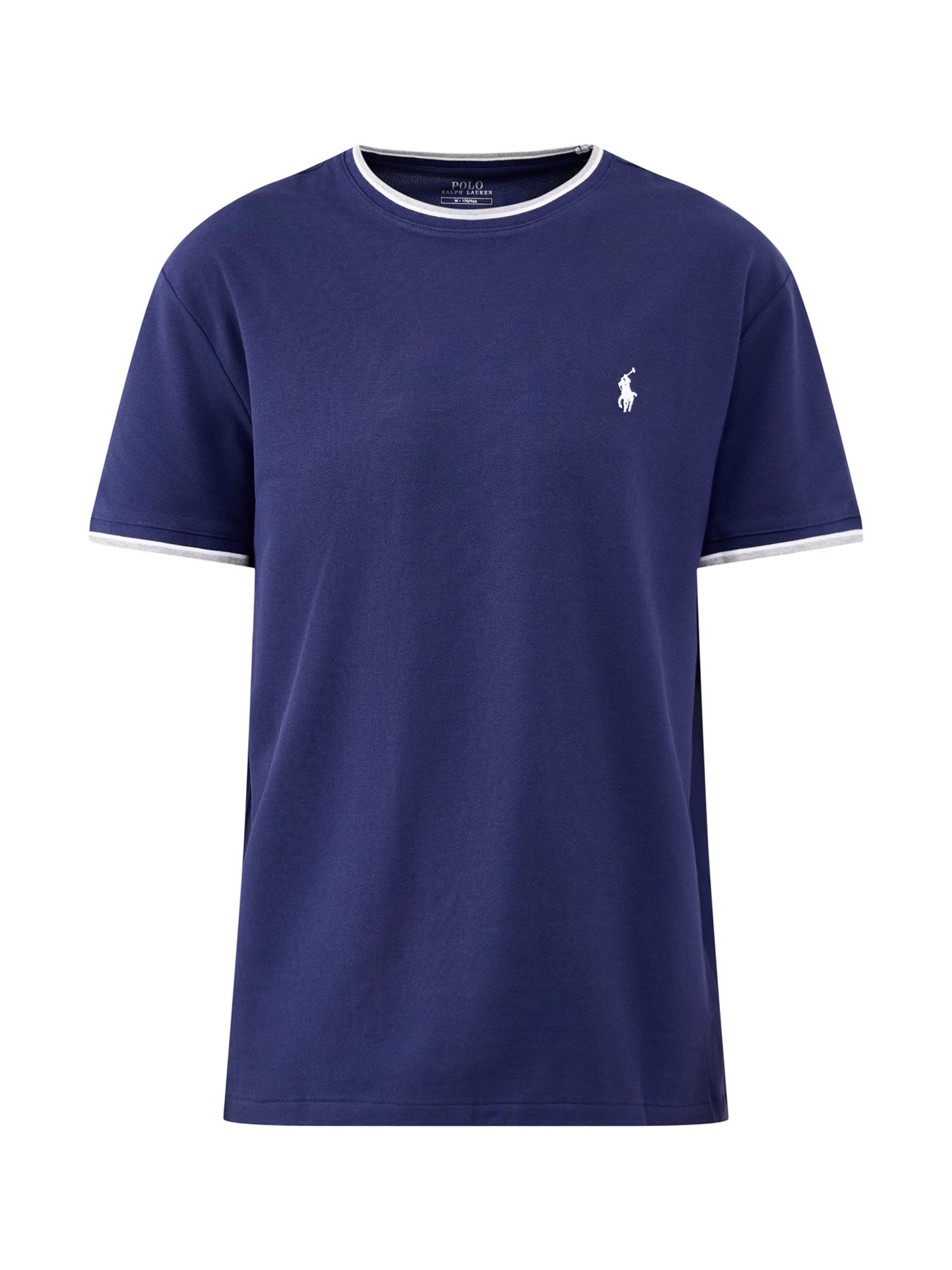 Ringer Pique T-Shirt Navy