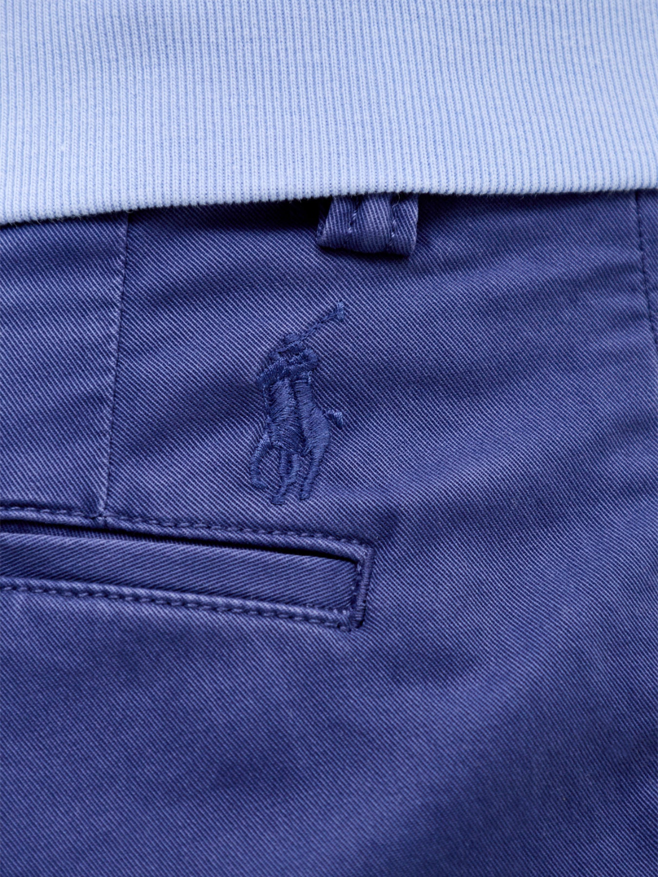 Bedford Chino Trousers Light Navy