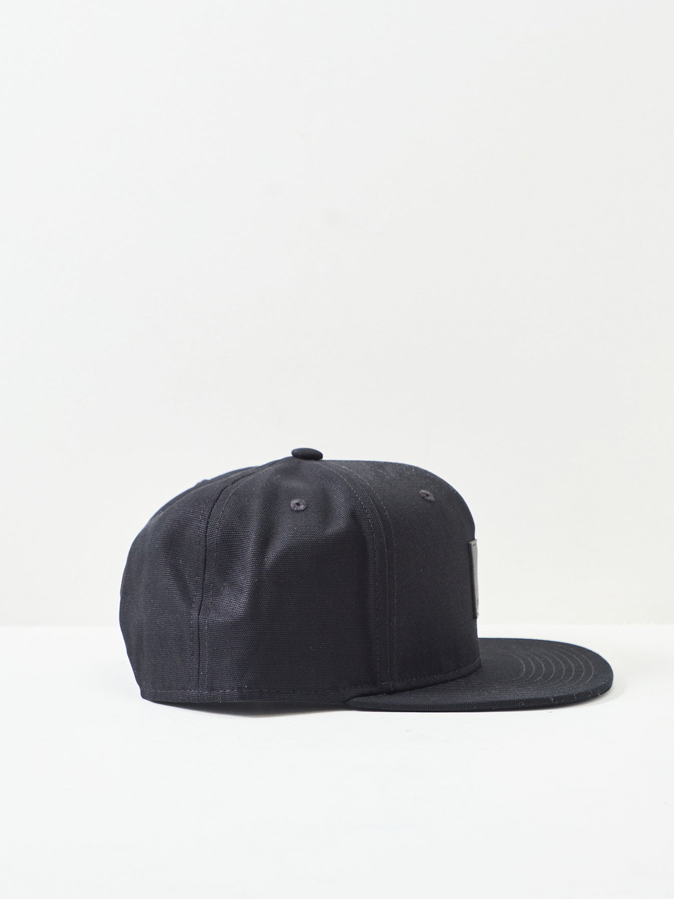 Logo Canvas Cap Black