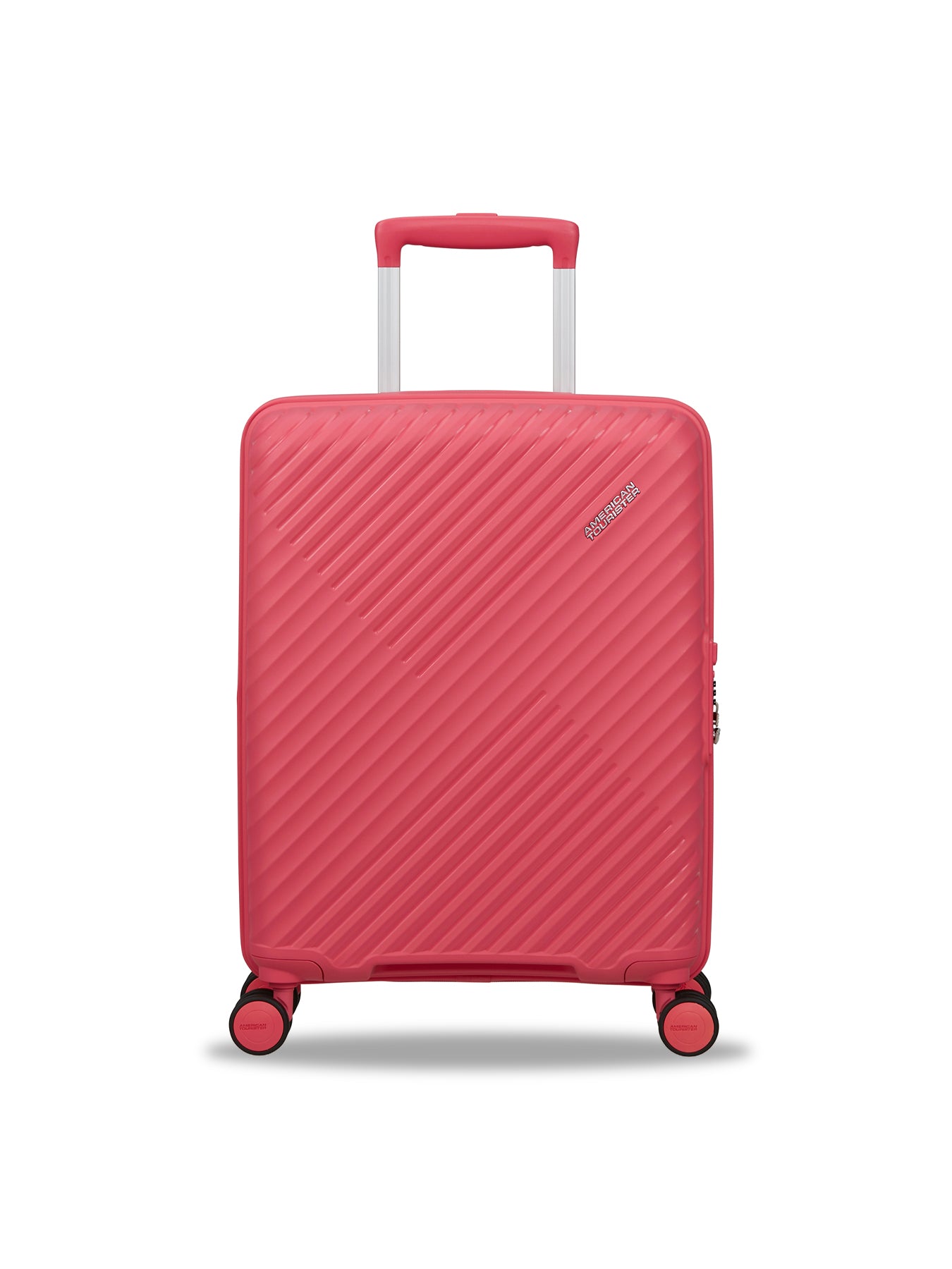 Diablast 55cm Cabin Spinner Suitcase Pink Glitch
