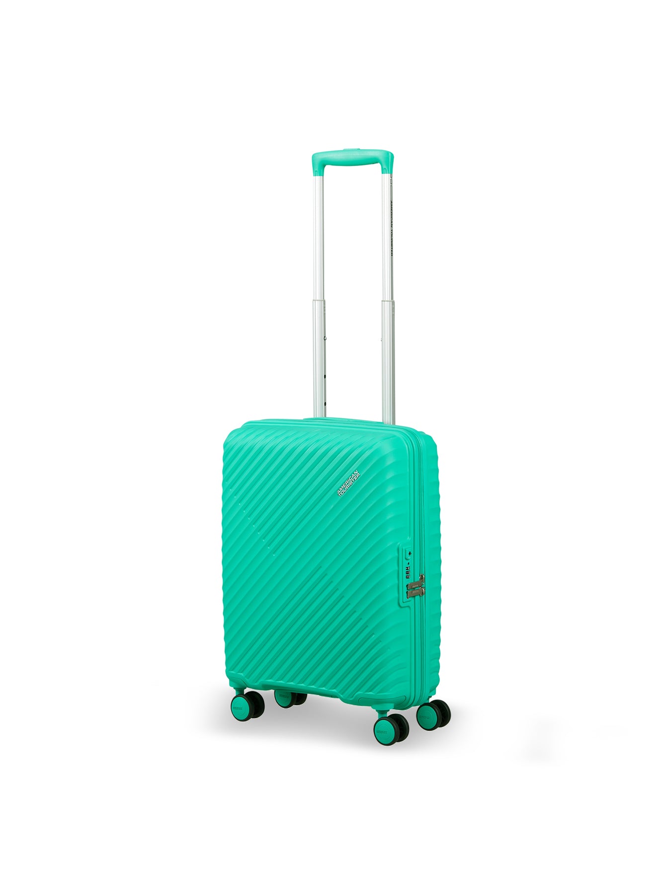 Diablast 55cm Cabin Spinner Suitcase Cyber Aqua