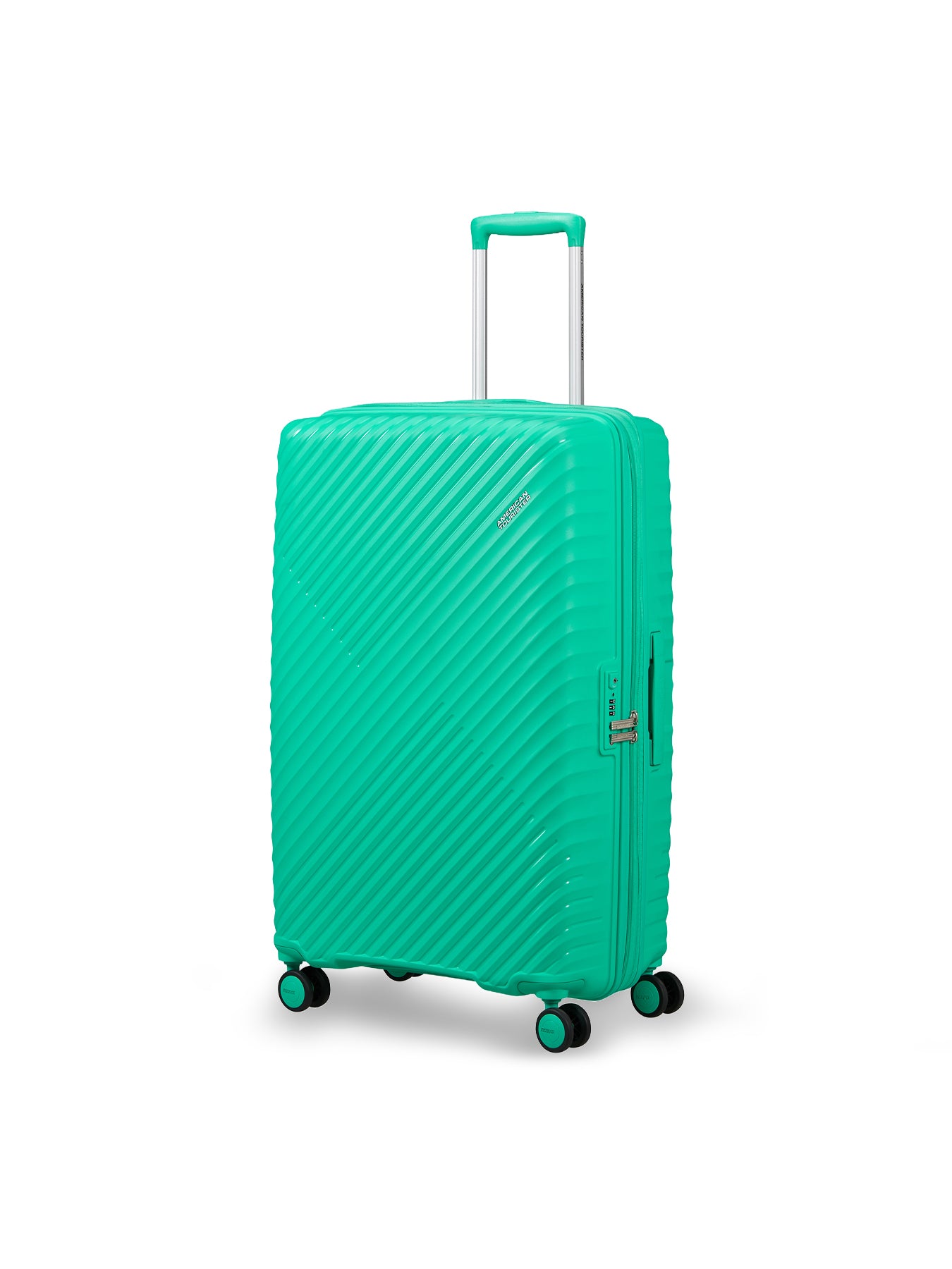 Diablast 78cm Expandable Spinner Suitcase Cyber Aqua