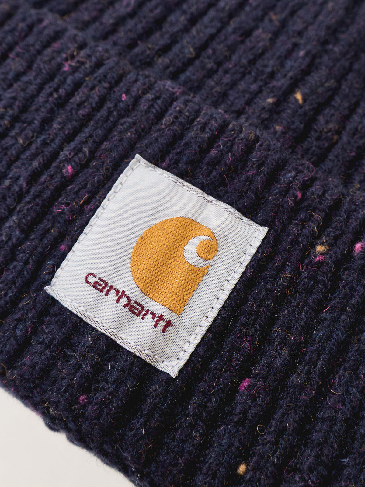 Anglistic Wool-Blend Beanie – Speckled Navy