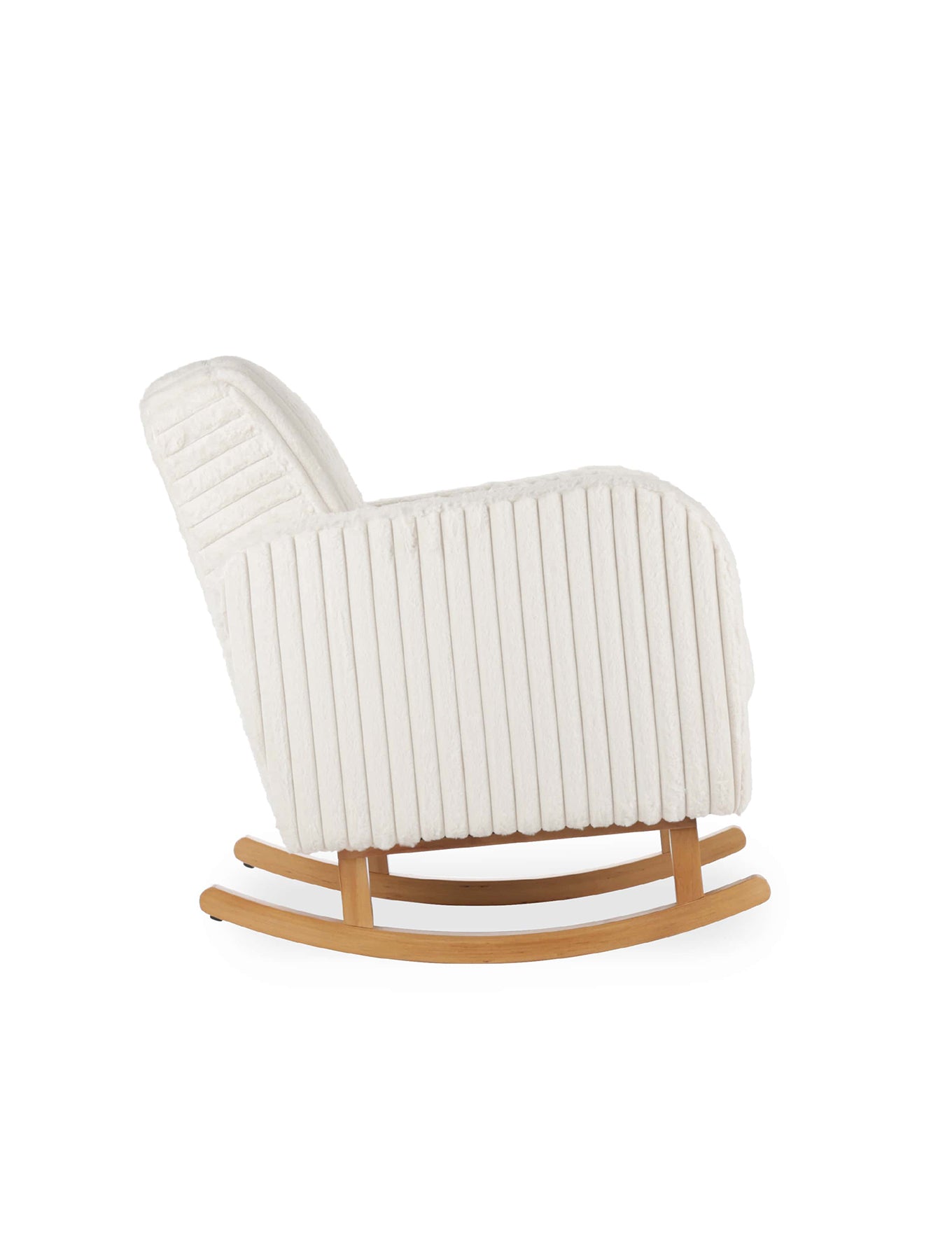 Etta Nursing Chair Faux Fur Cream