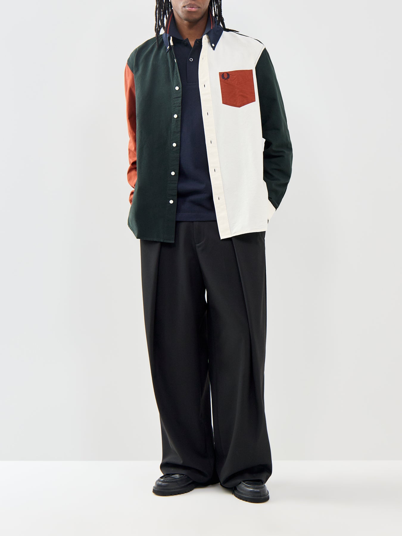 Twin Tipped Polo Shirt Navy