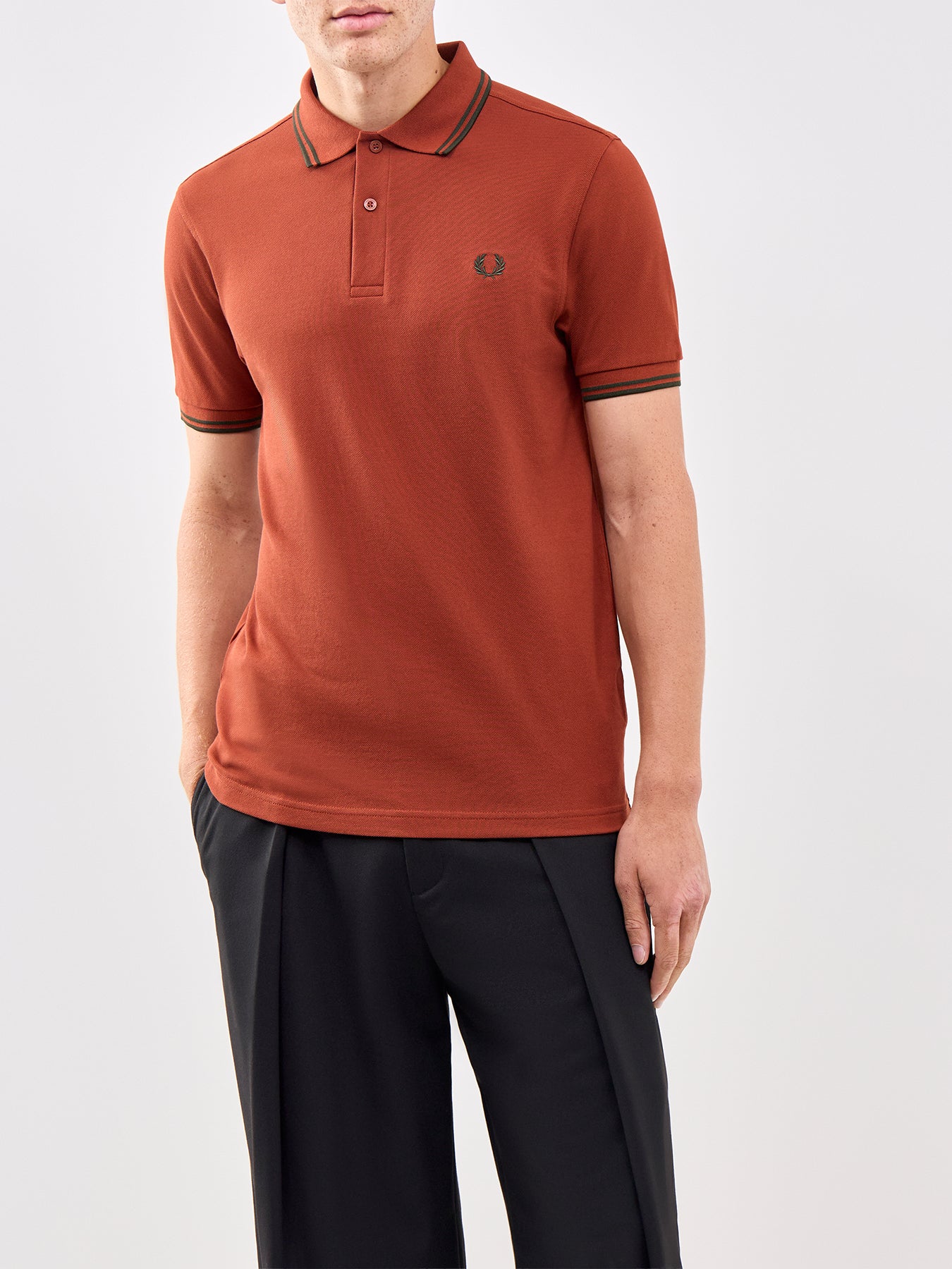 Twin Tipped Polo Shirt Red