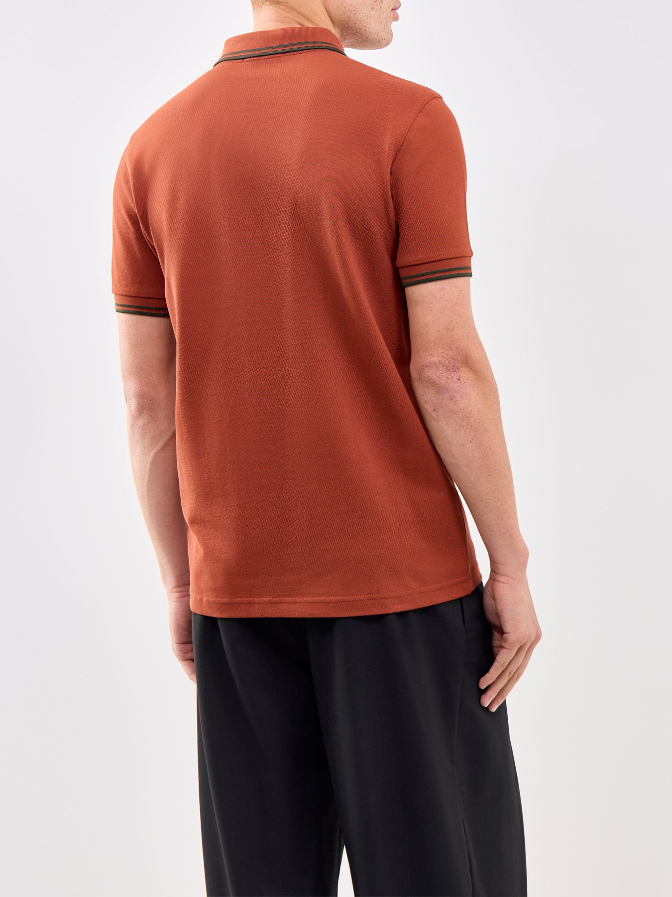 Twin Tipped Polo Shirt Red