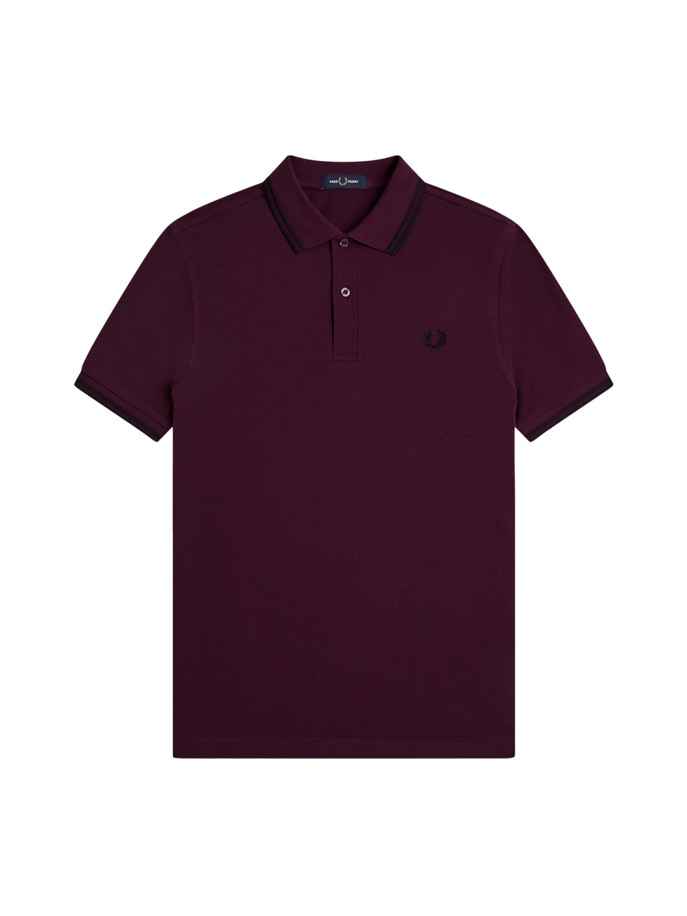 Twin Tipped Polo Shirt Purple