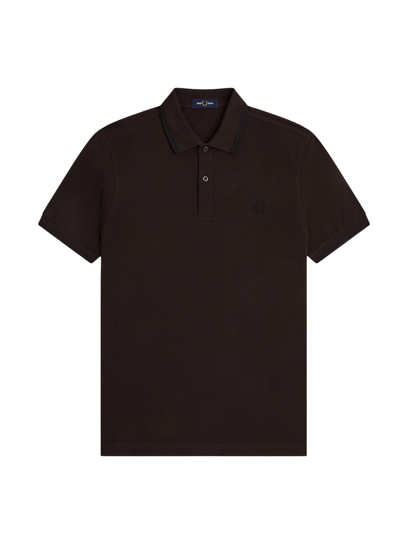 Twin Tipped Polo Shirt Brown