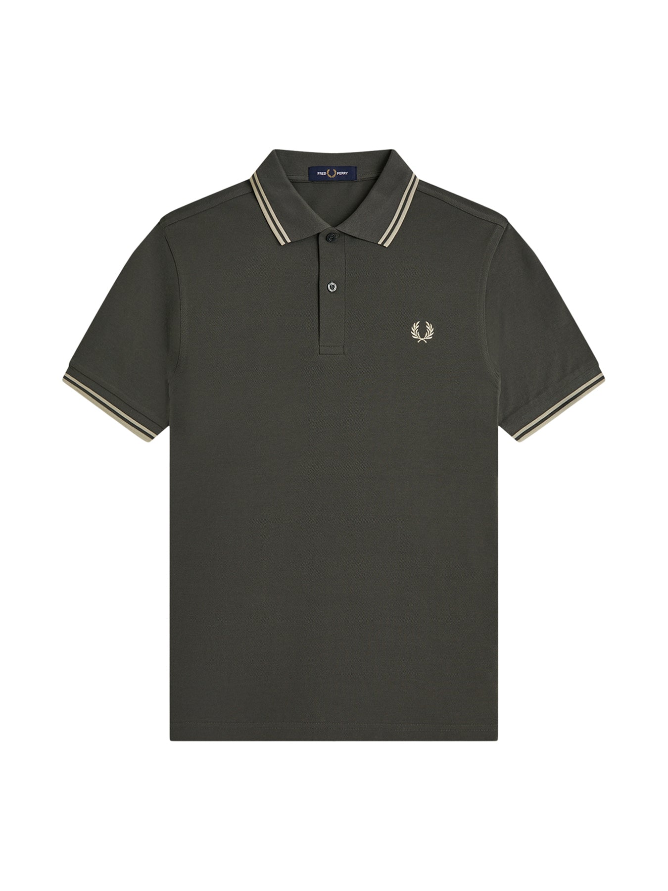 Twin Tipped Polo Shirt Olive