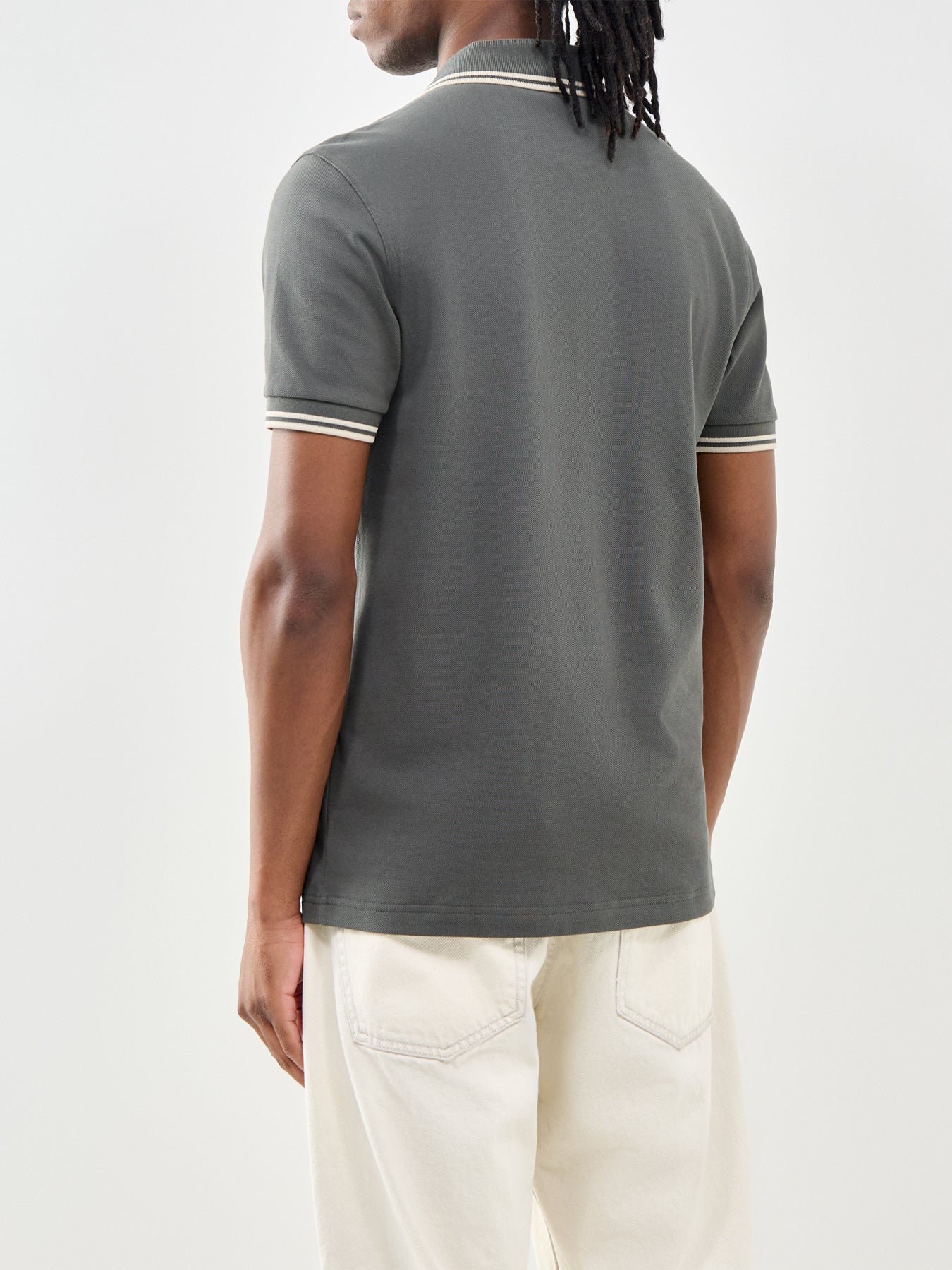 Twin Tipped Polo Shirt Olive