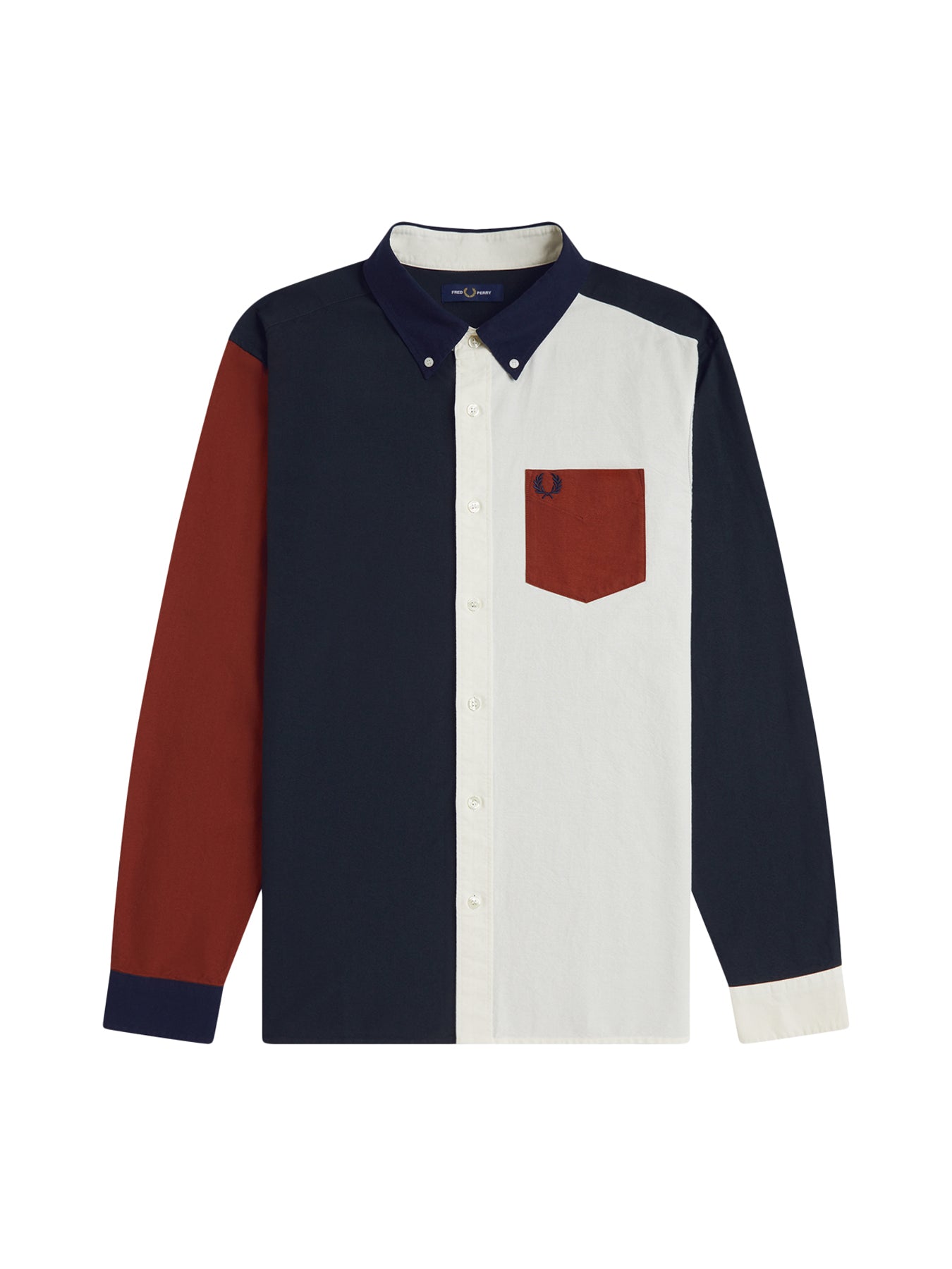 Colour Block Oxford Shirt Multi