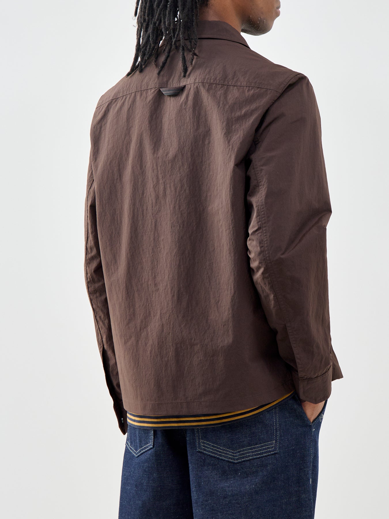 Ripstop Pocket Overshirt Brown