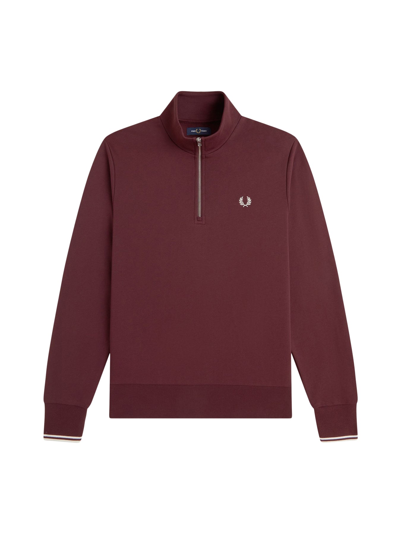 Half Zip Sweatshirt Burgundy