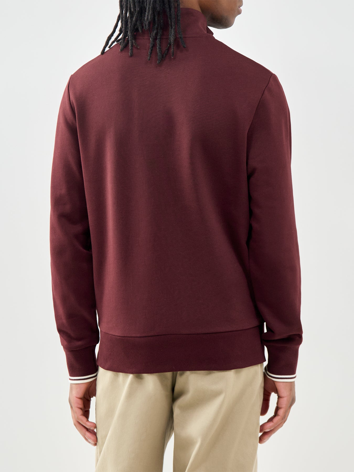Half Zip Sweatshirt Burgundy