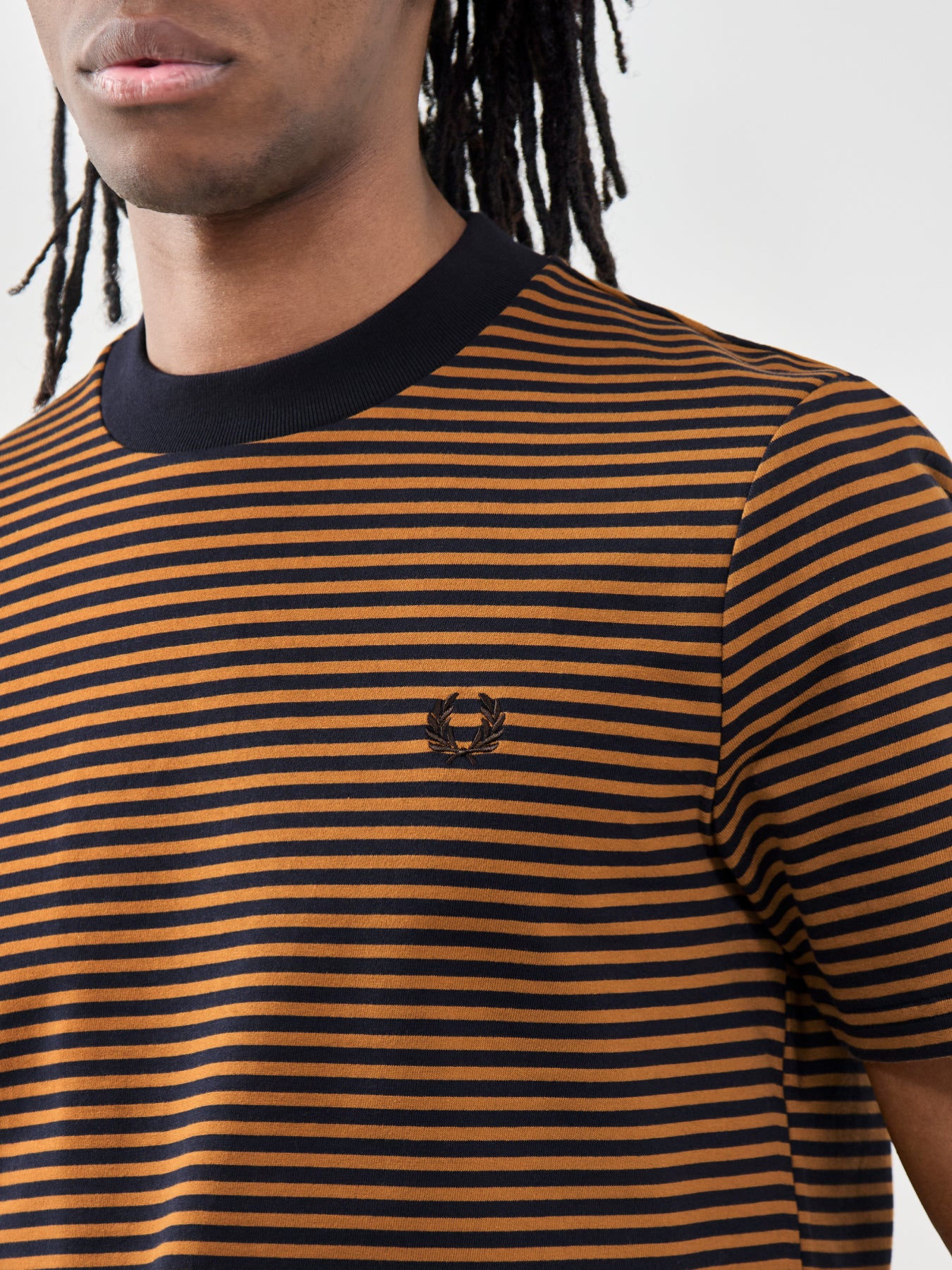 Fine Stripe Heavyweight T-Shirt Multi