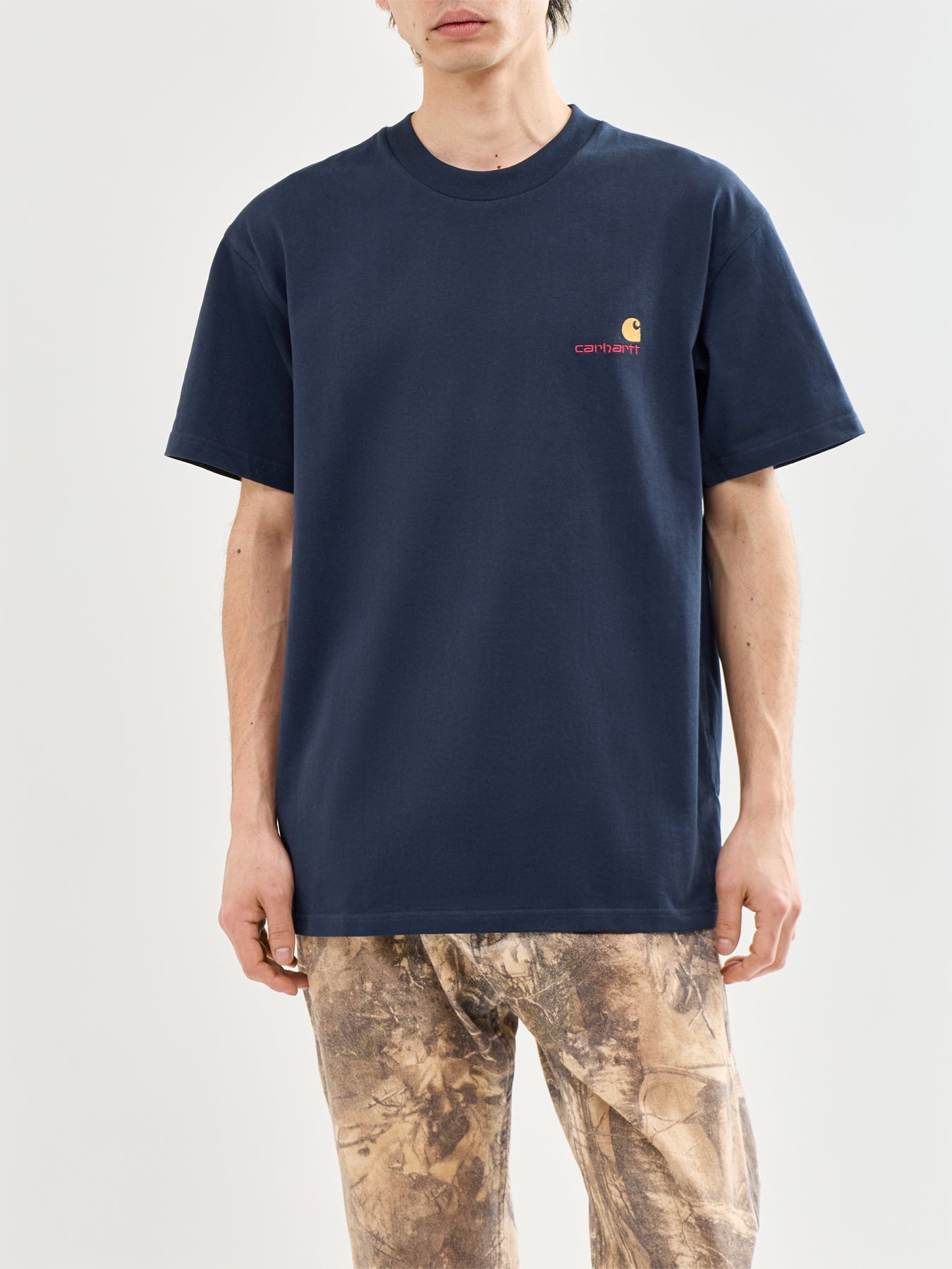 American Script T-Shirt Navy