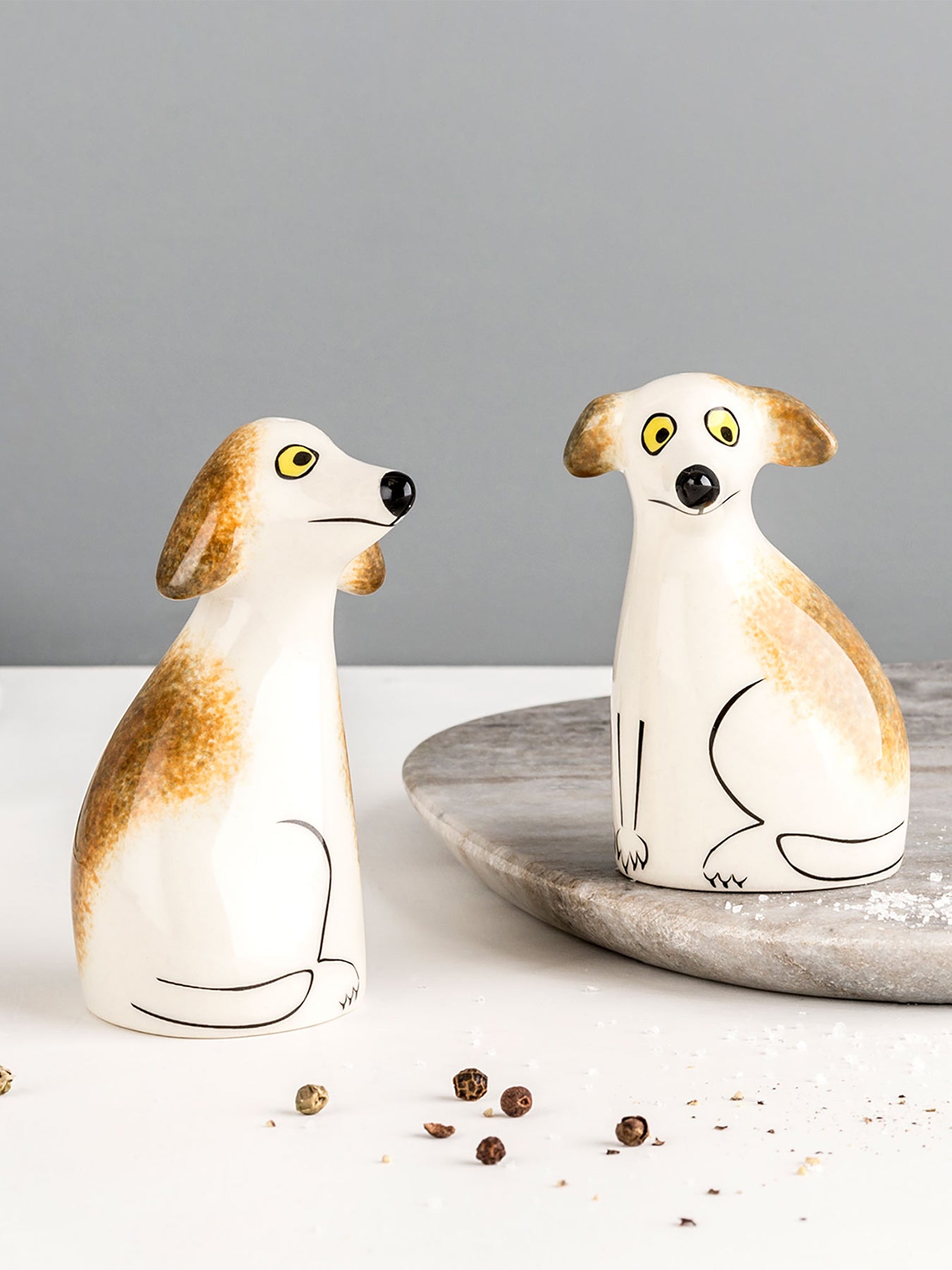Scruffy Dogs Salt and Pepper Shakers