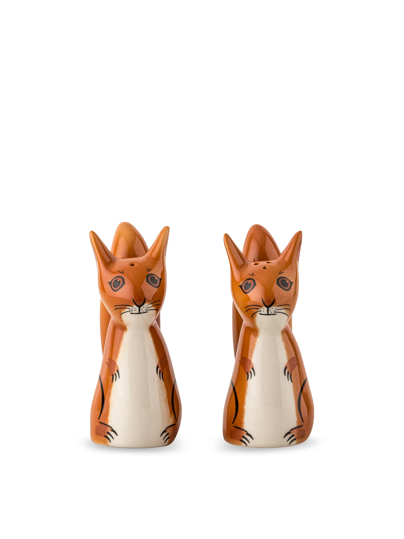 Red Squirrel Salt and Pepper Shakers