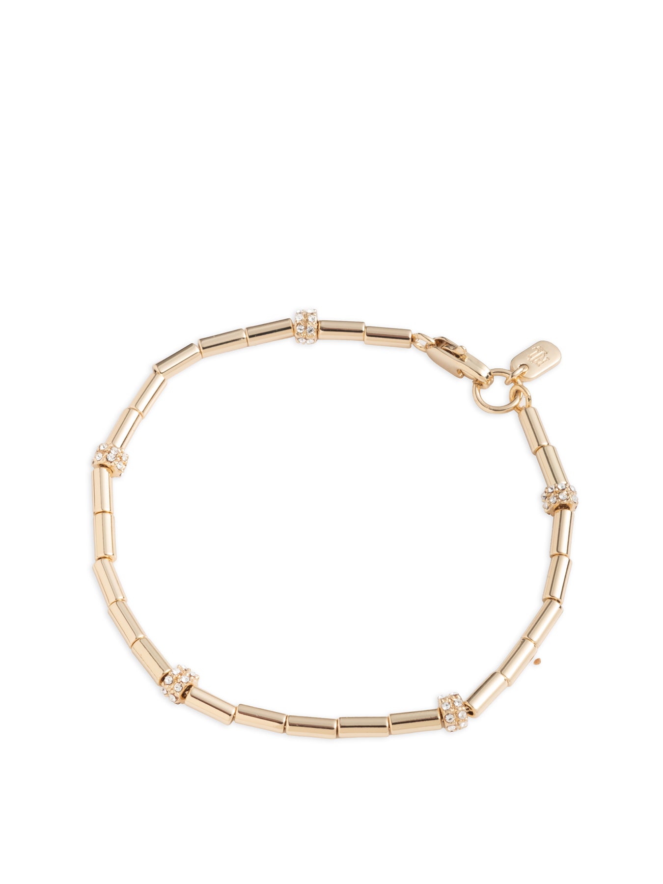 Pave Flex Bracelet Gold
