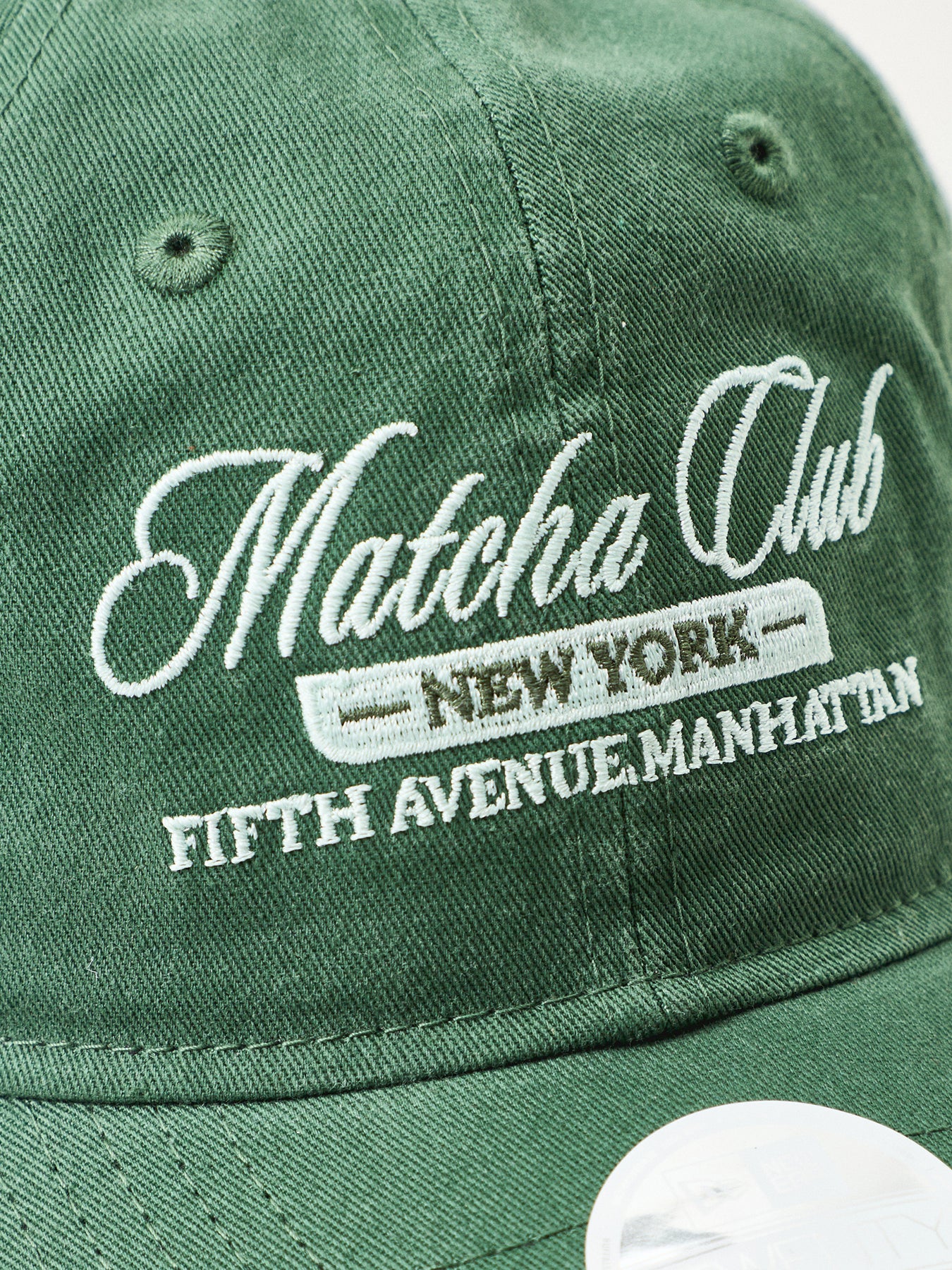 Female Café Slogan 9TWENTY Cap Green