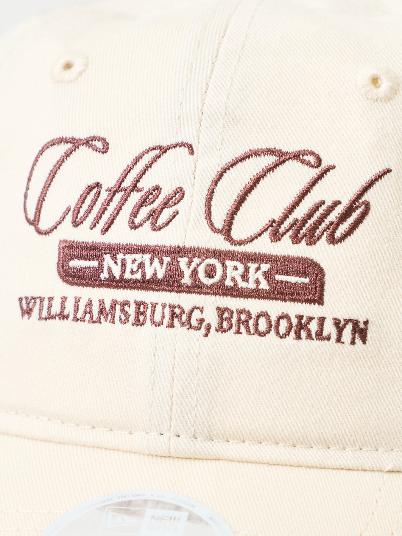 Female Café Slogan 9TWENTY Cap Beige