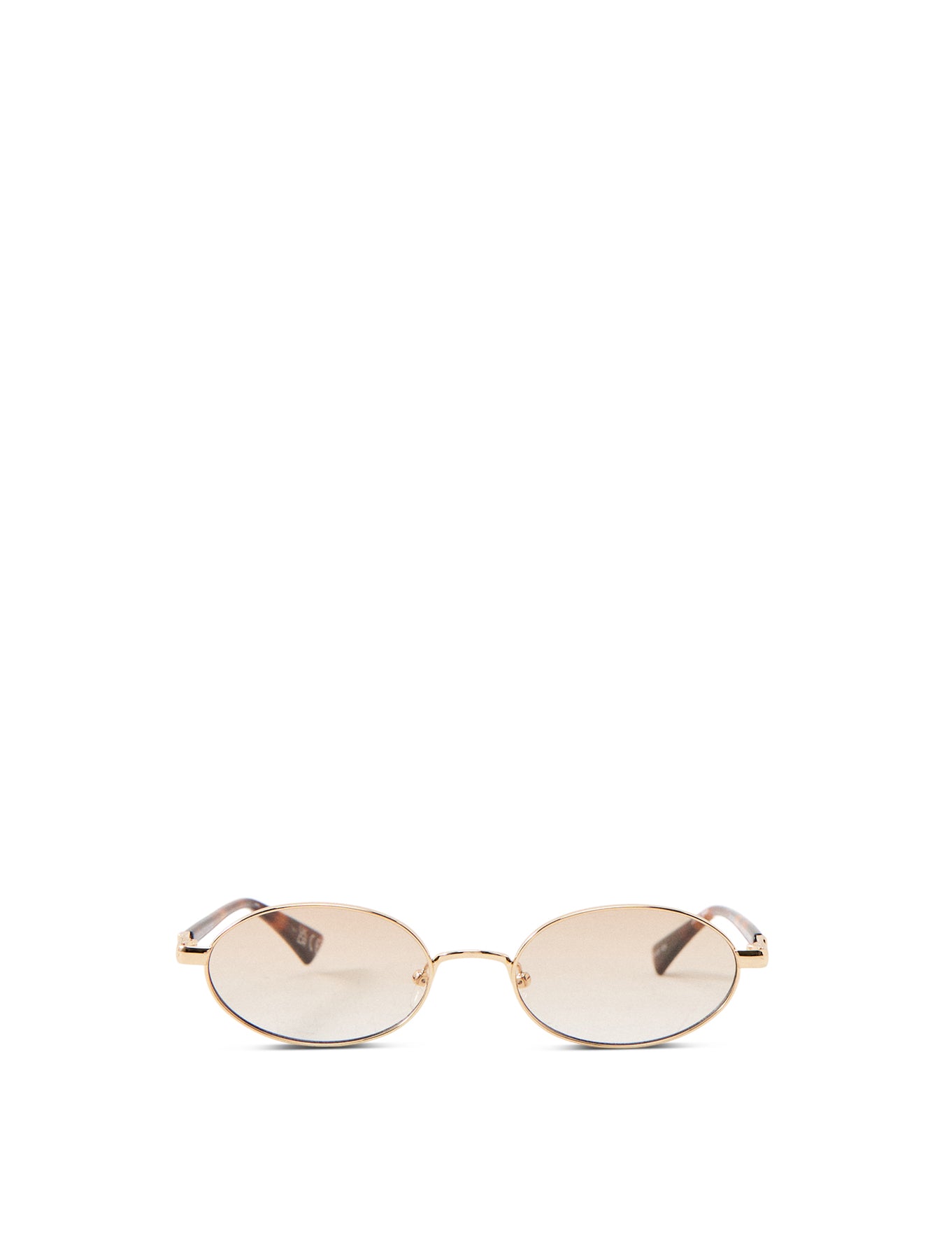 Icicle Oval Sunglasses Brown