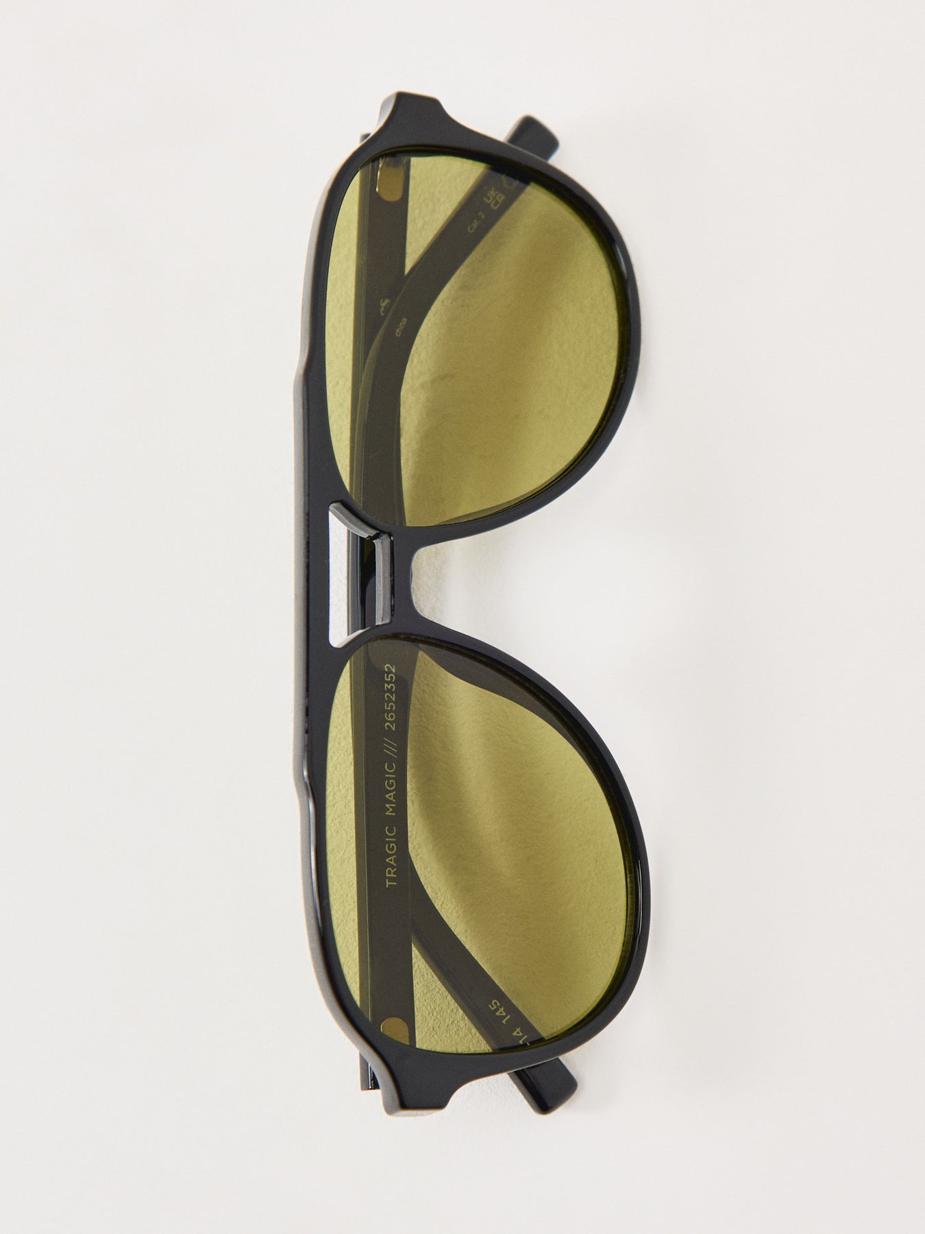 Tragic Magic Aviator Sunglasses Black