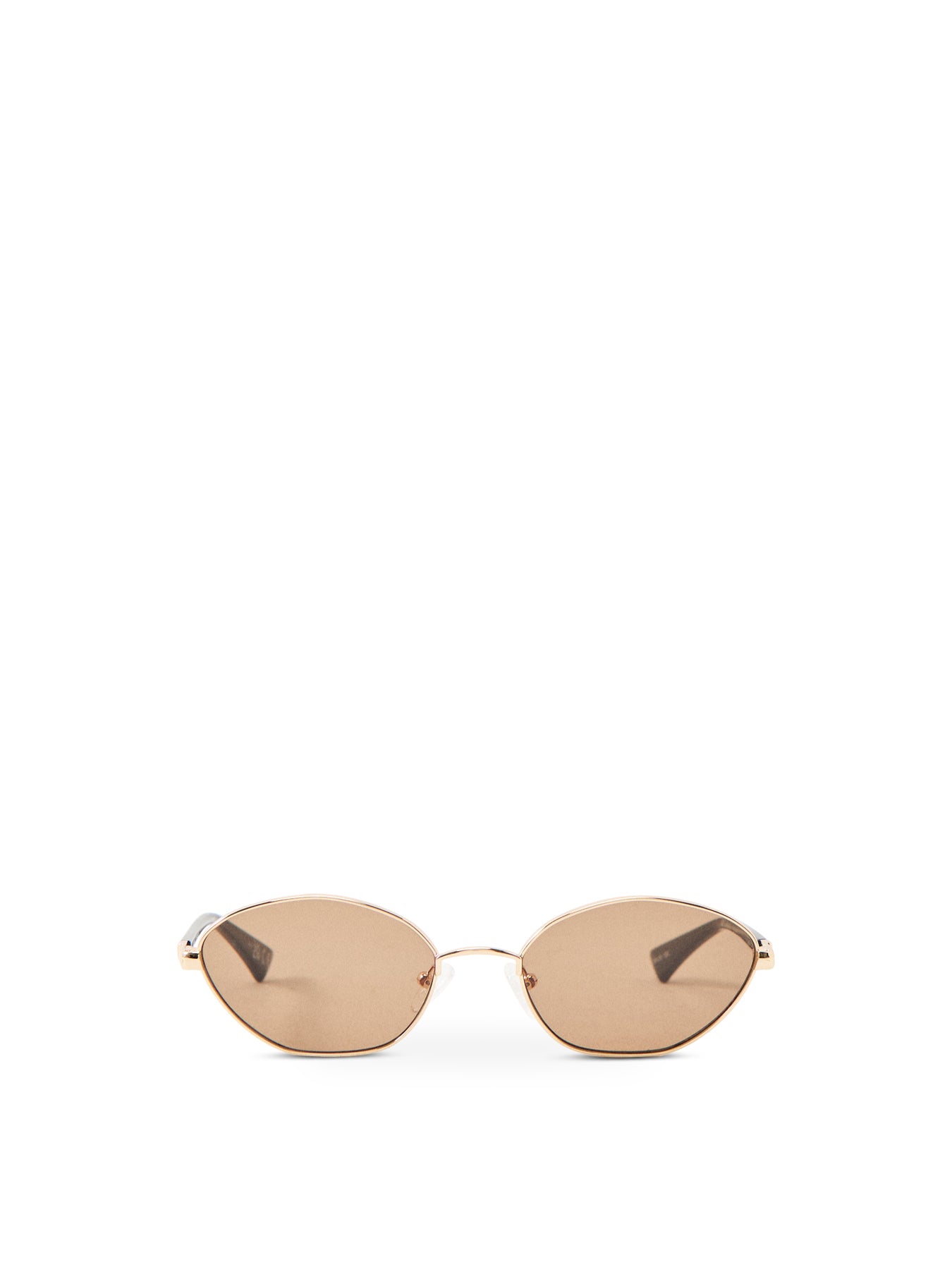 Le Bebe Oval Sunglasses Gold