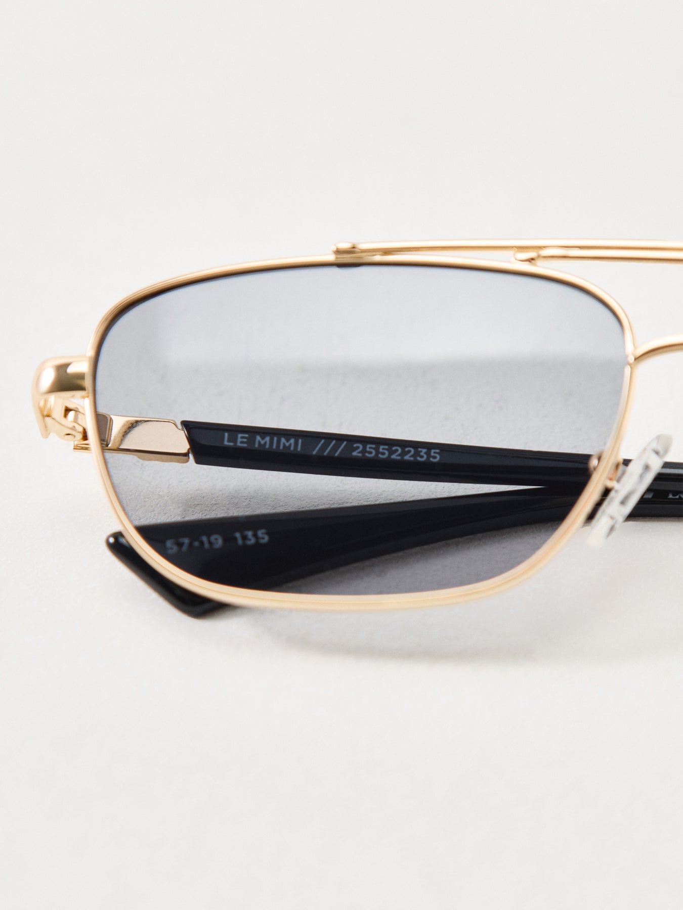 Le Mimi Aviator Sunglasses Gold
