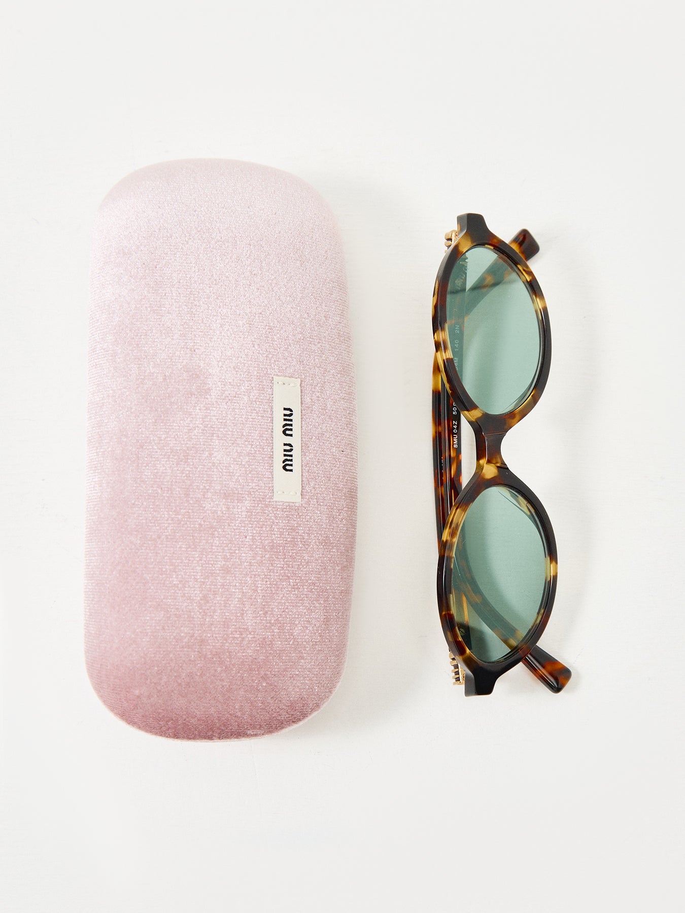 0MU 04ZS Round Sunglasses Honey Havana