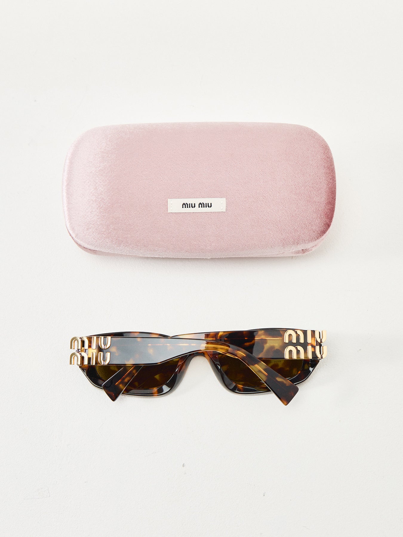 Rectangle Acetate Sunglasses Black