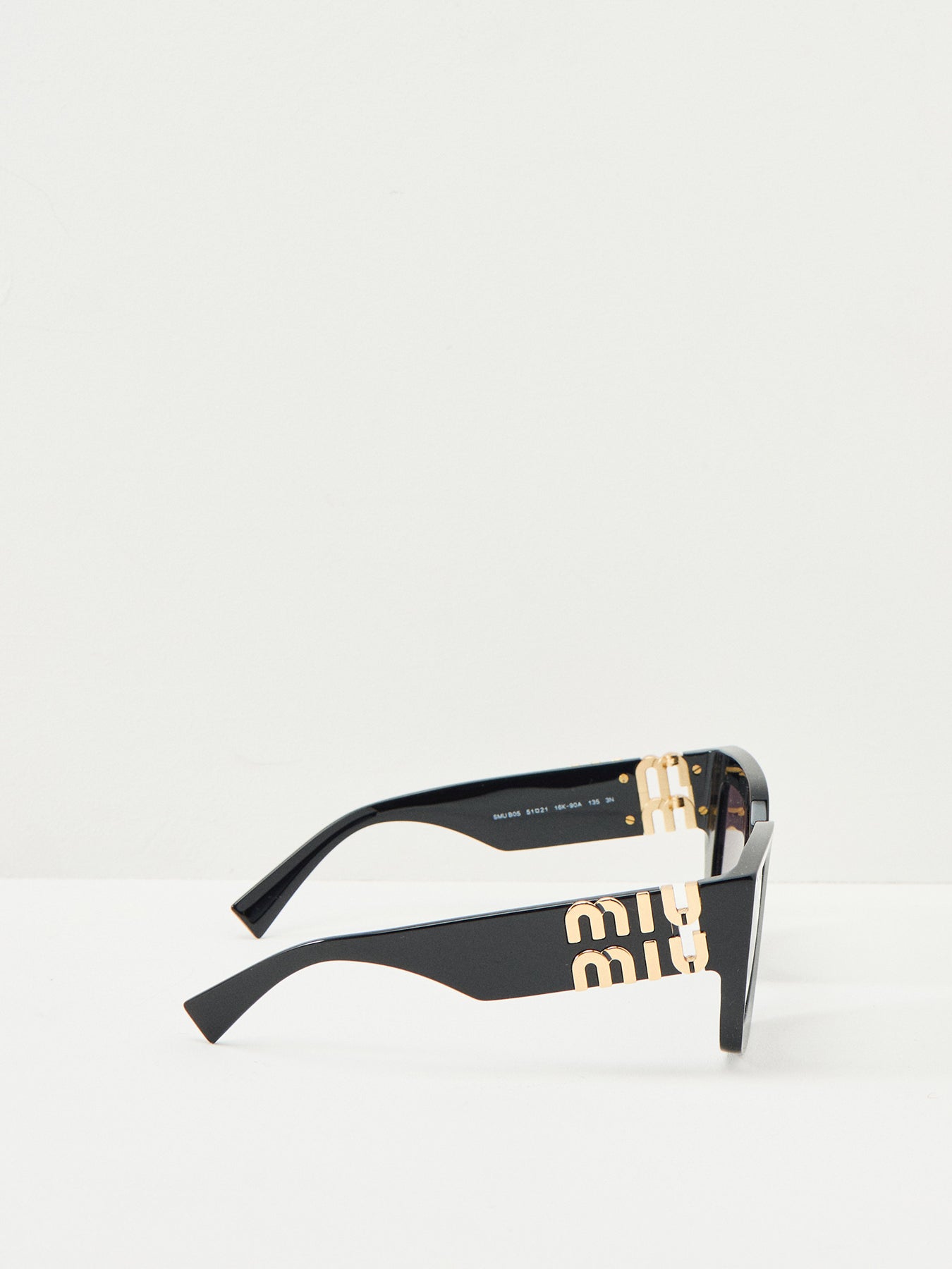 Oversized Acetate Sunglasses Black