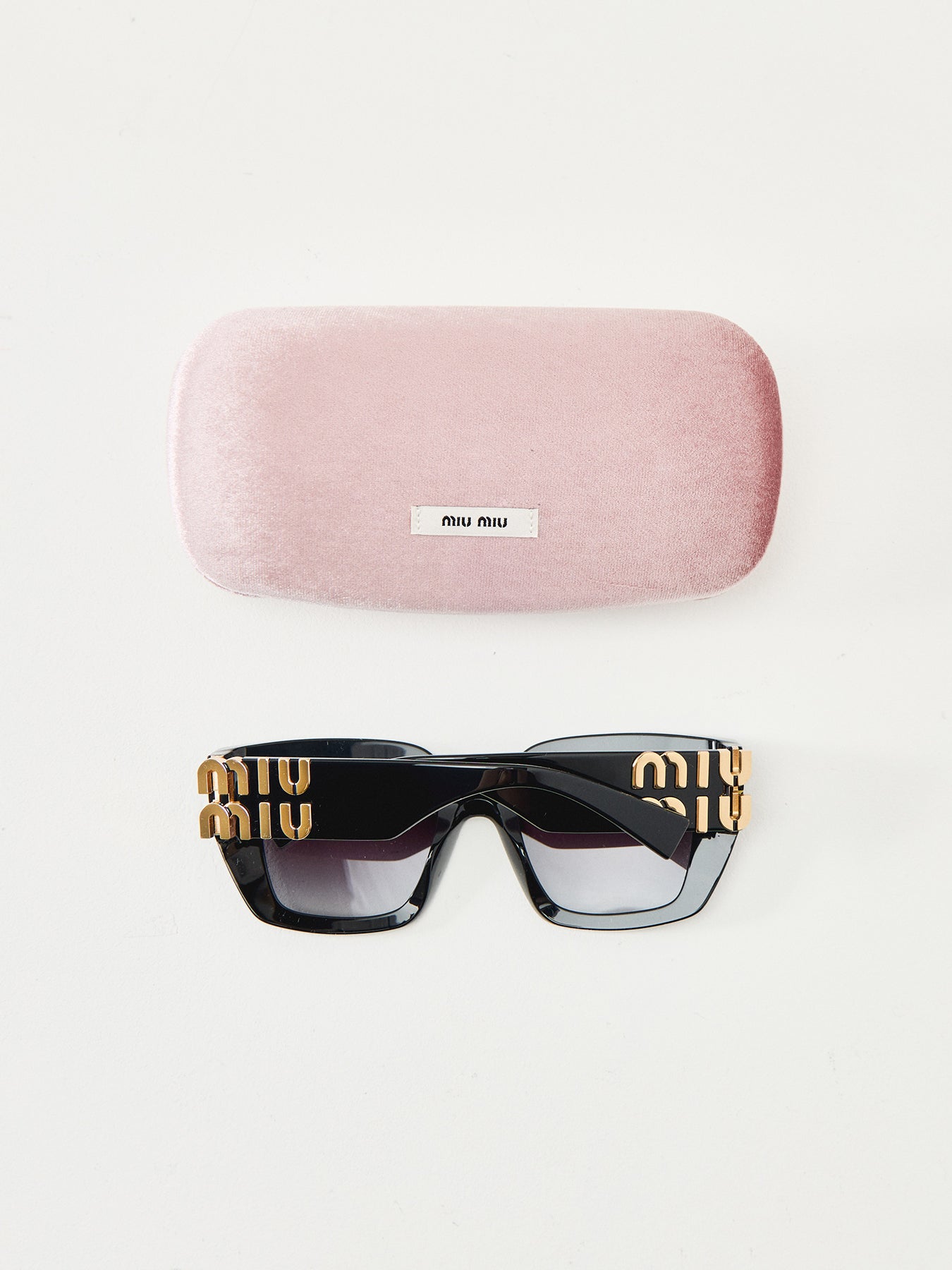 Oversized Acetate Sunglasses Black