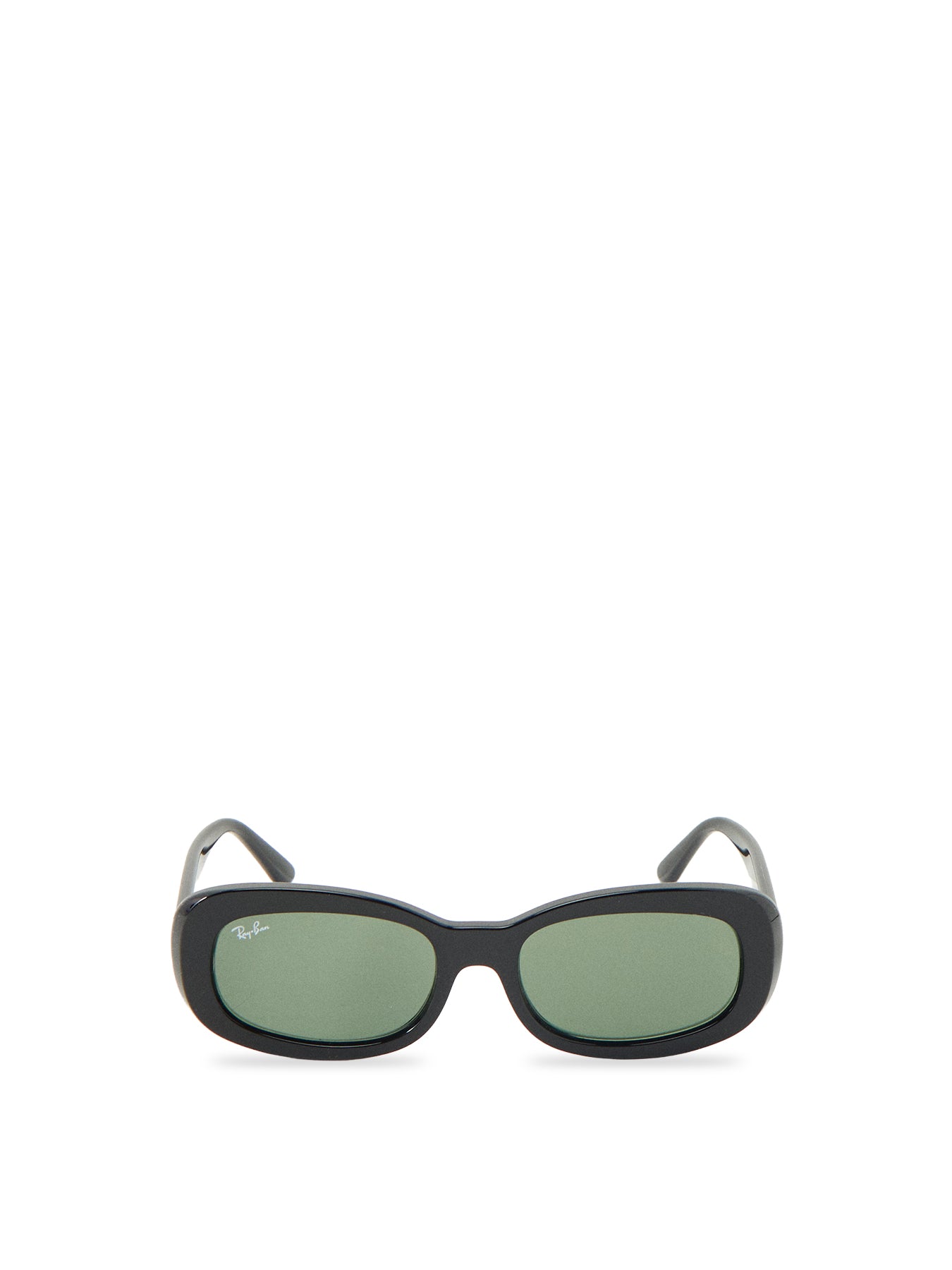 Oval Tinted Sunglasses Black