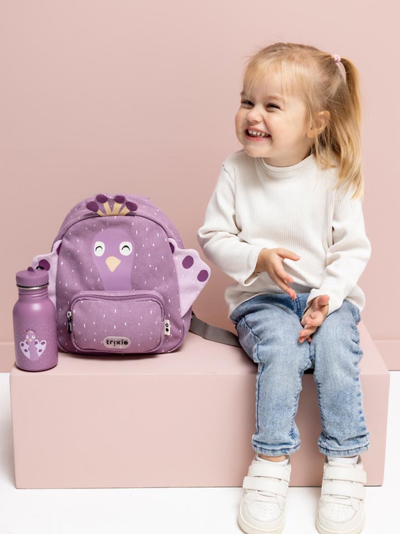 Baby Mrs Peacock Small Backpack Purple