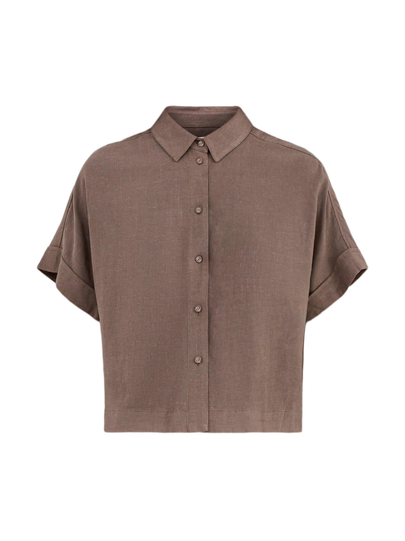 SLFVIVA SS CROPPED SUN SHIRT NOOS