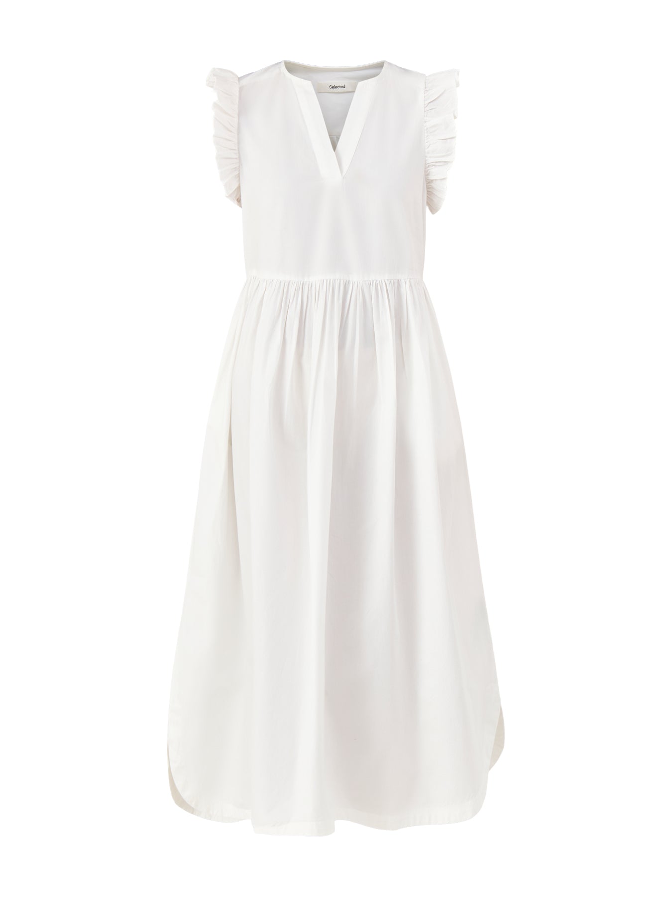 Blair Ida Maxi Smock Dress White