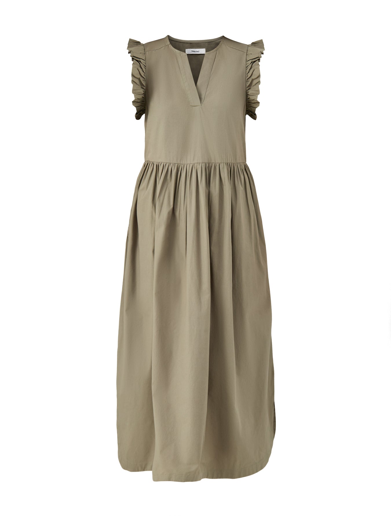Blair Ida Regular Sleeveless Long Dress Green