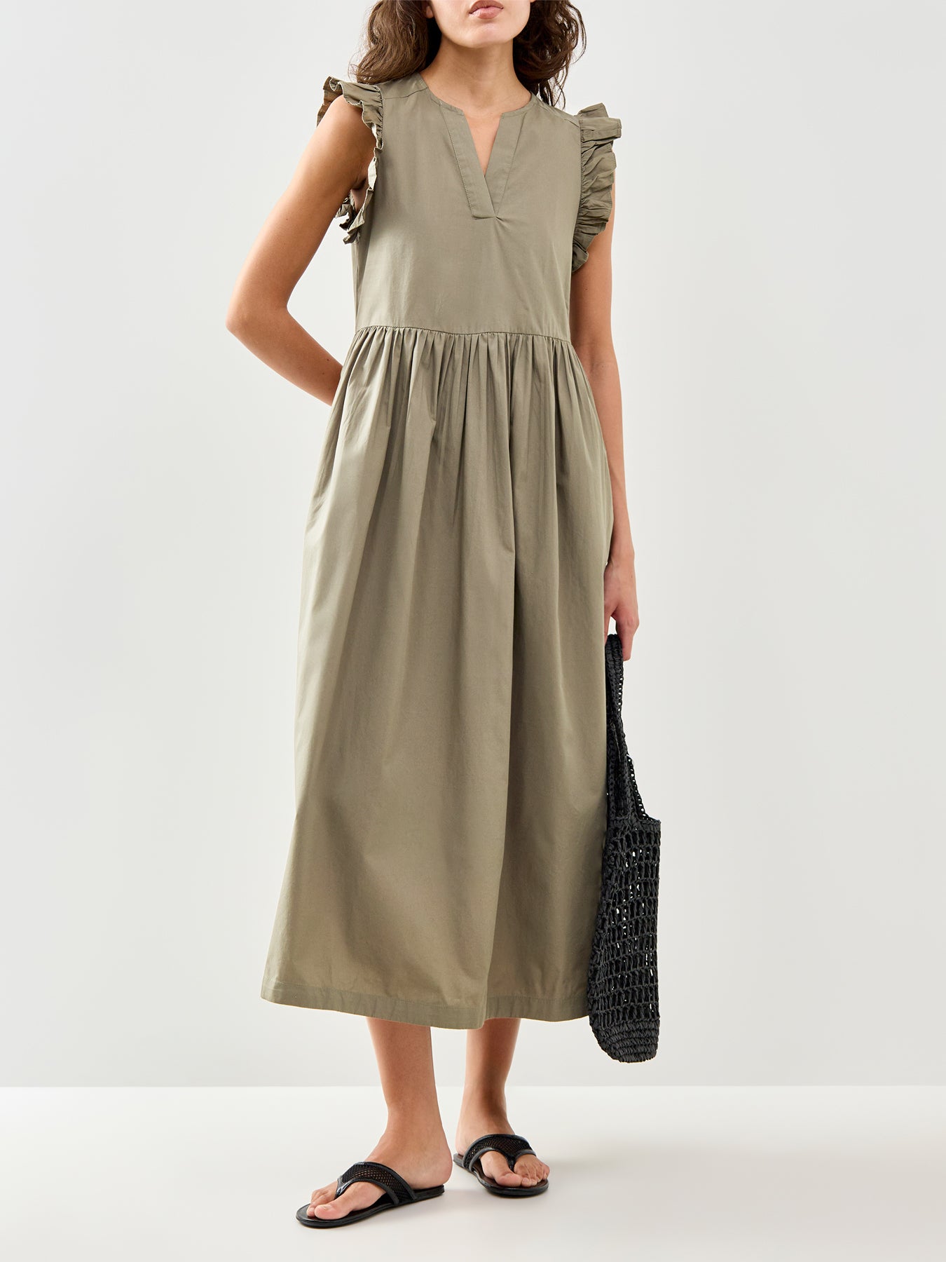 Blair Ida Regular Sleeveless Long Dress Green