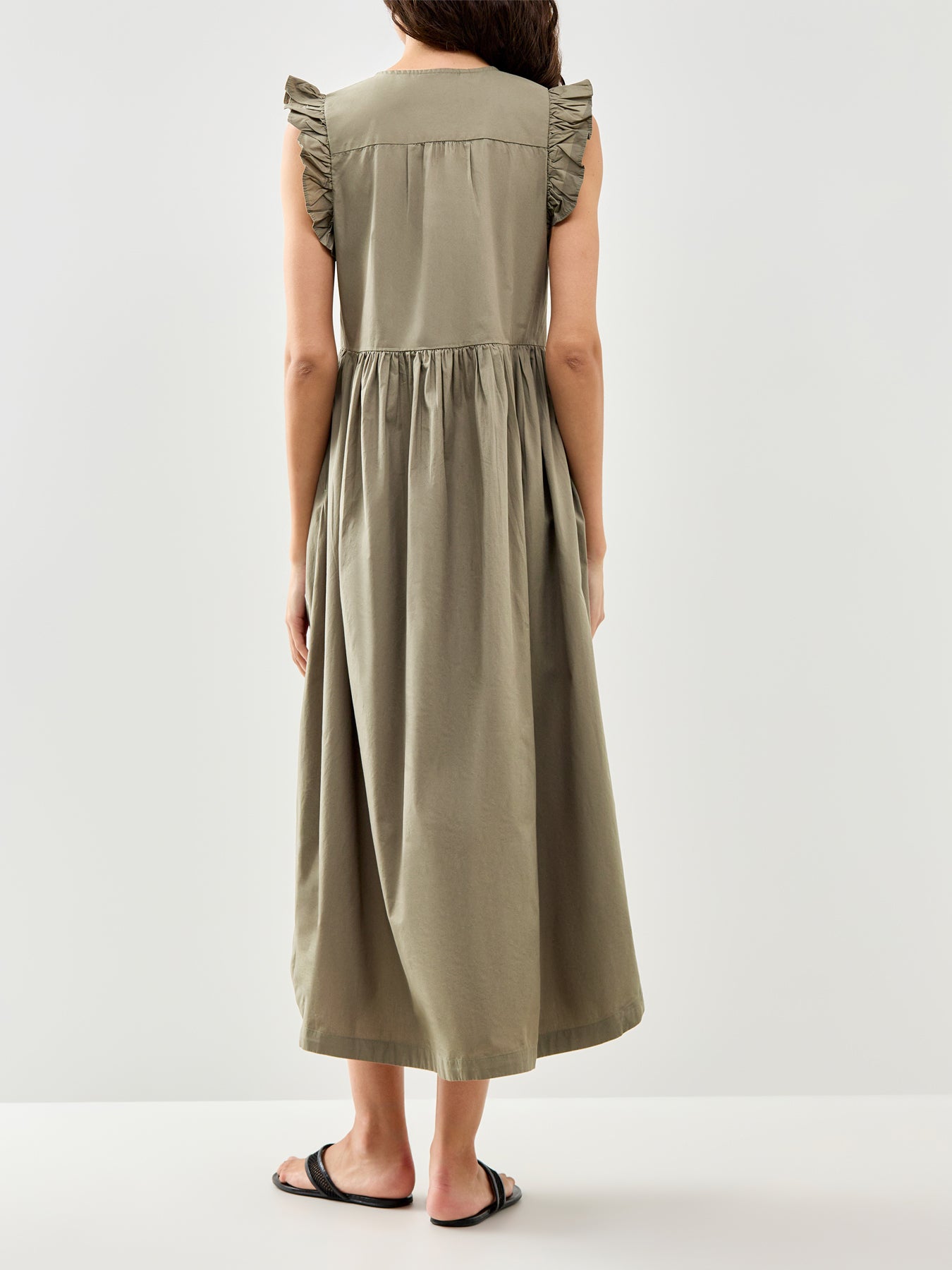 Blair Ida Regular Sleeveless Long Dress Green