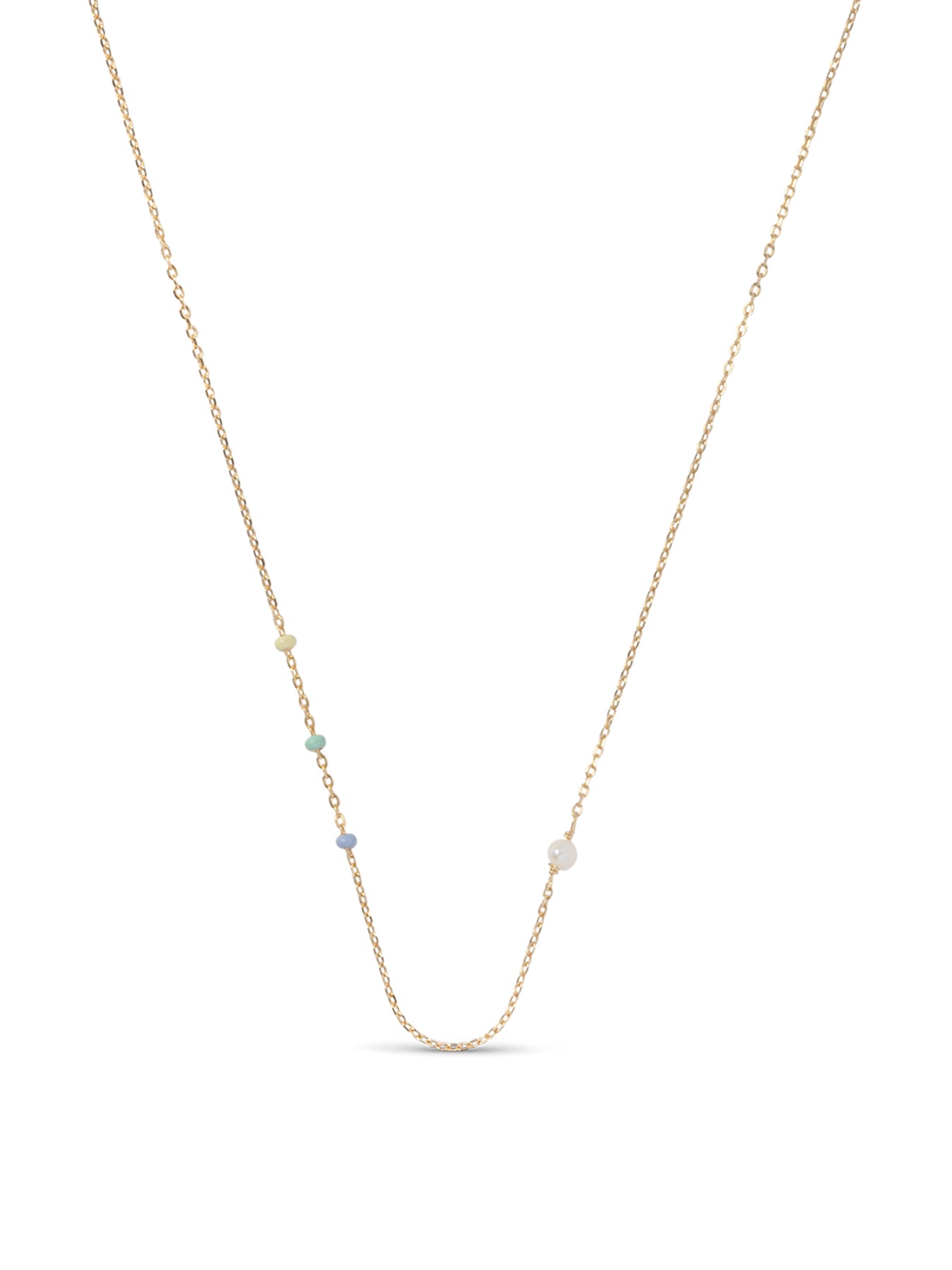 Lola Simple Citrus Sky Necklace Gold