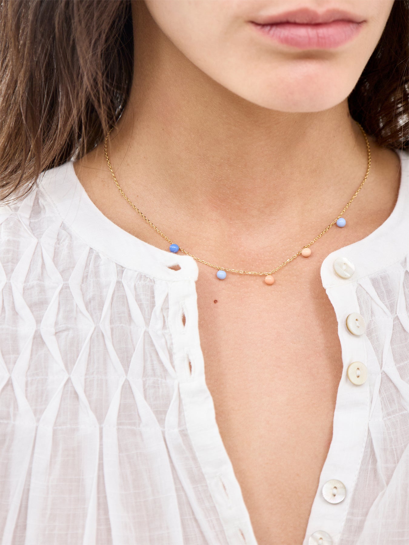Theresia Sunset Necklace Gold