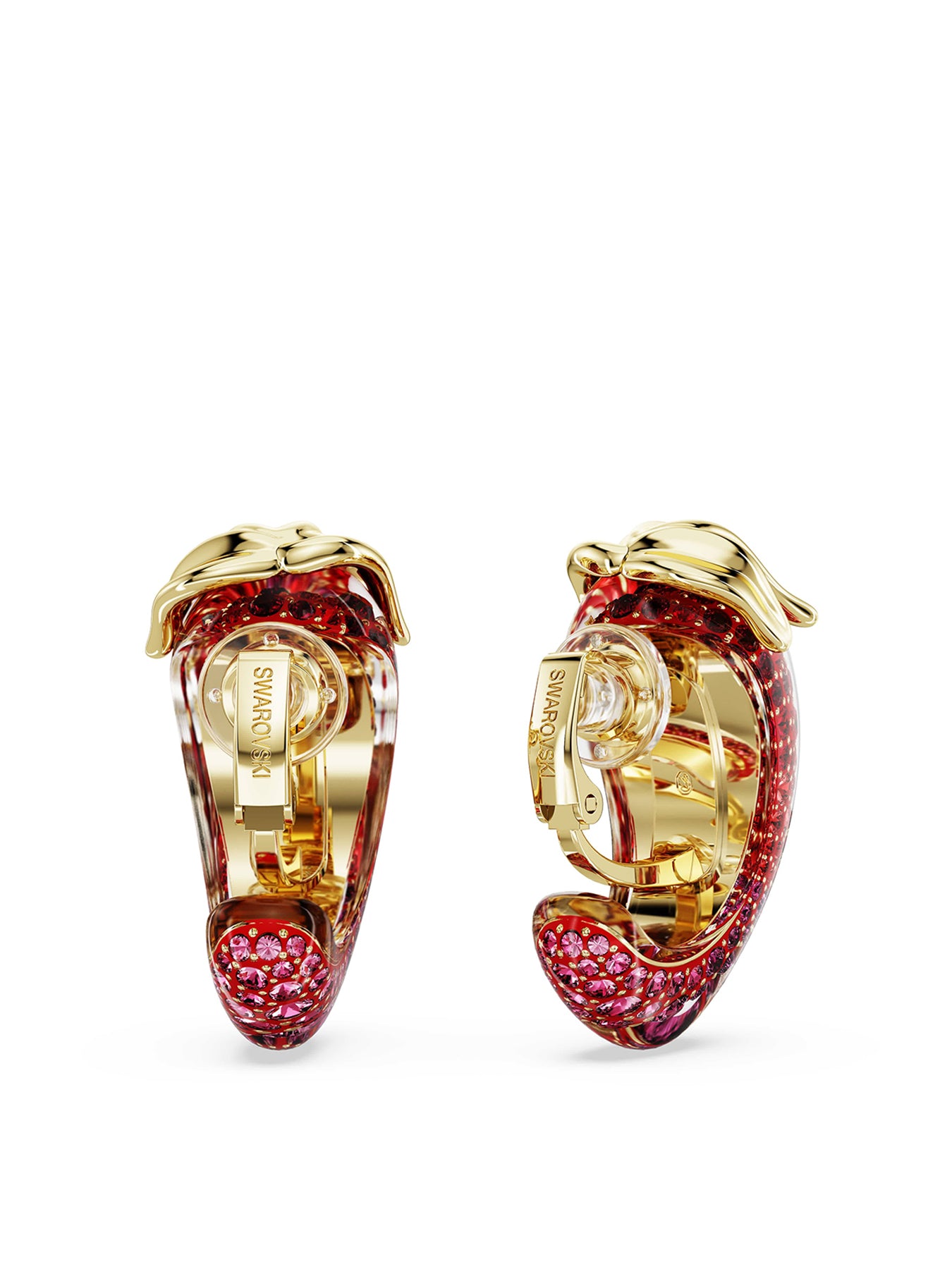 Idyllia Strawberry Hoop Earrings